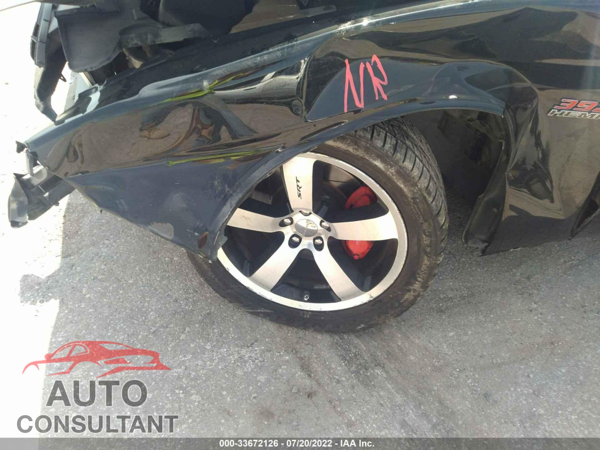 DODGE CHALLENGER 2012 - 2C3CDYCJXCH100731