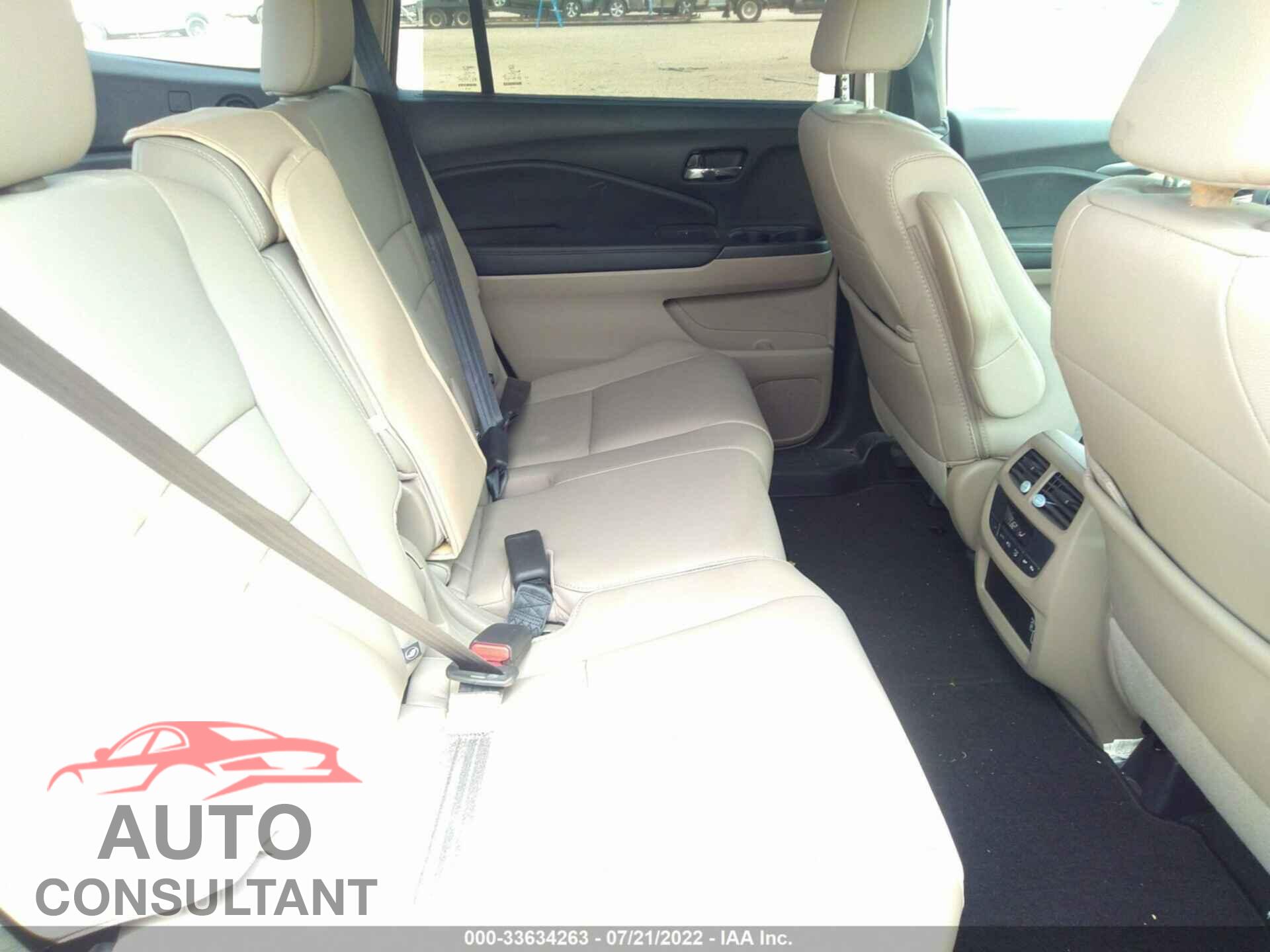 HONDA PILOT 2021 - 5FNYF6H58MB024123