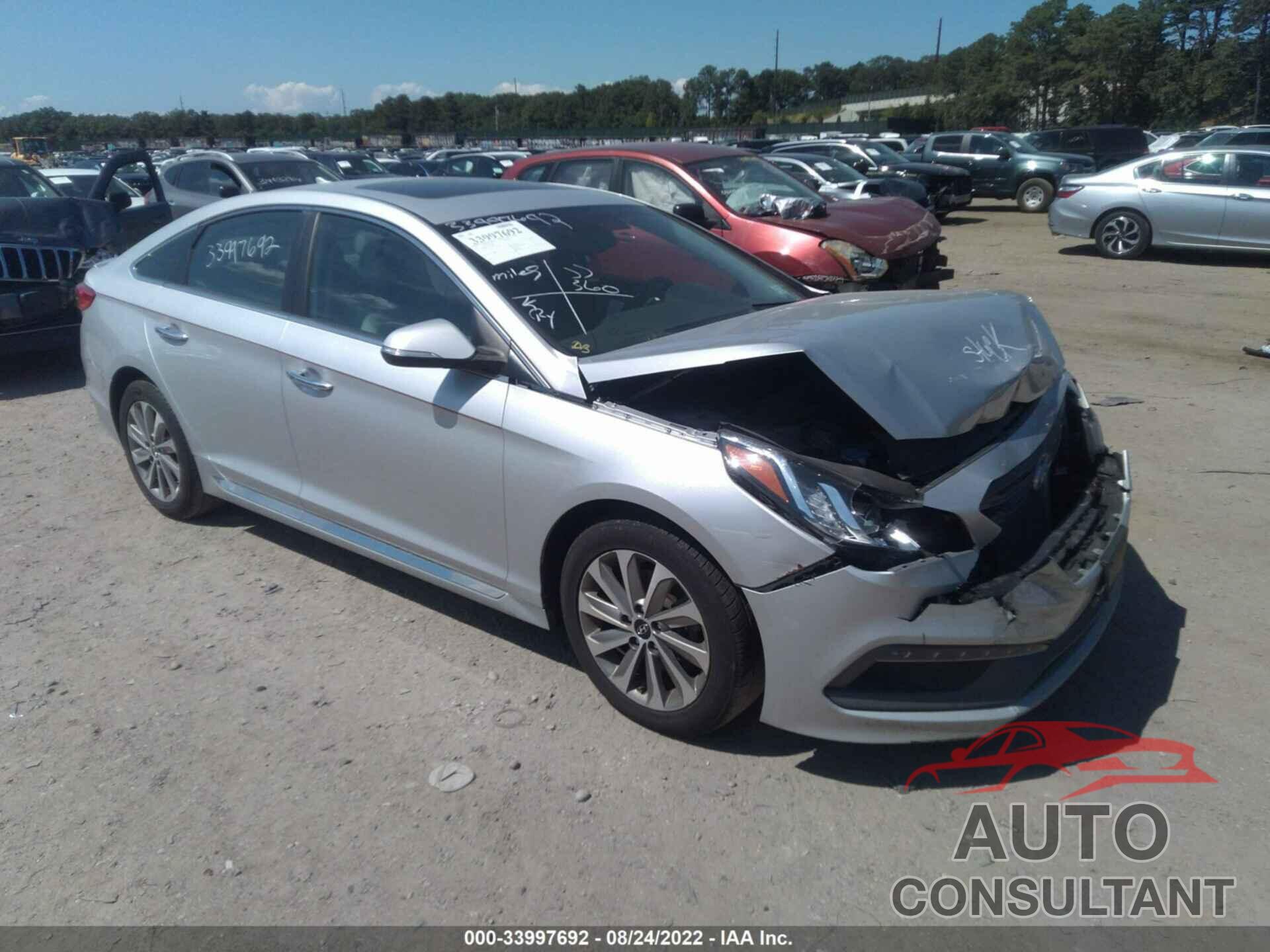 HYUNDAI SONATA 2017 - 5NPE34AFXHH569752