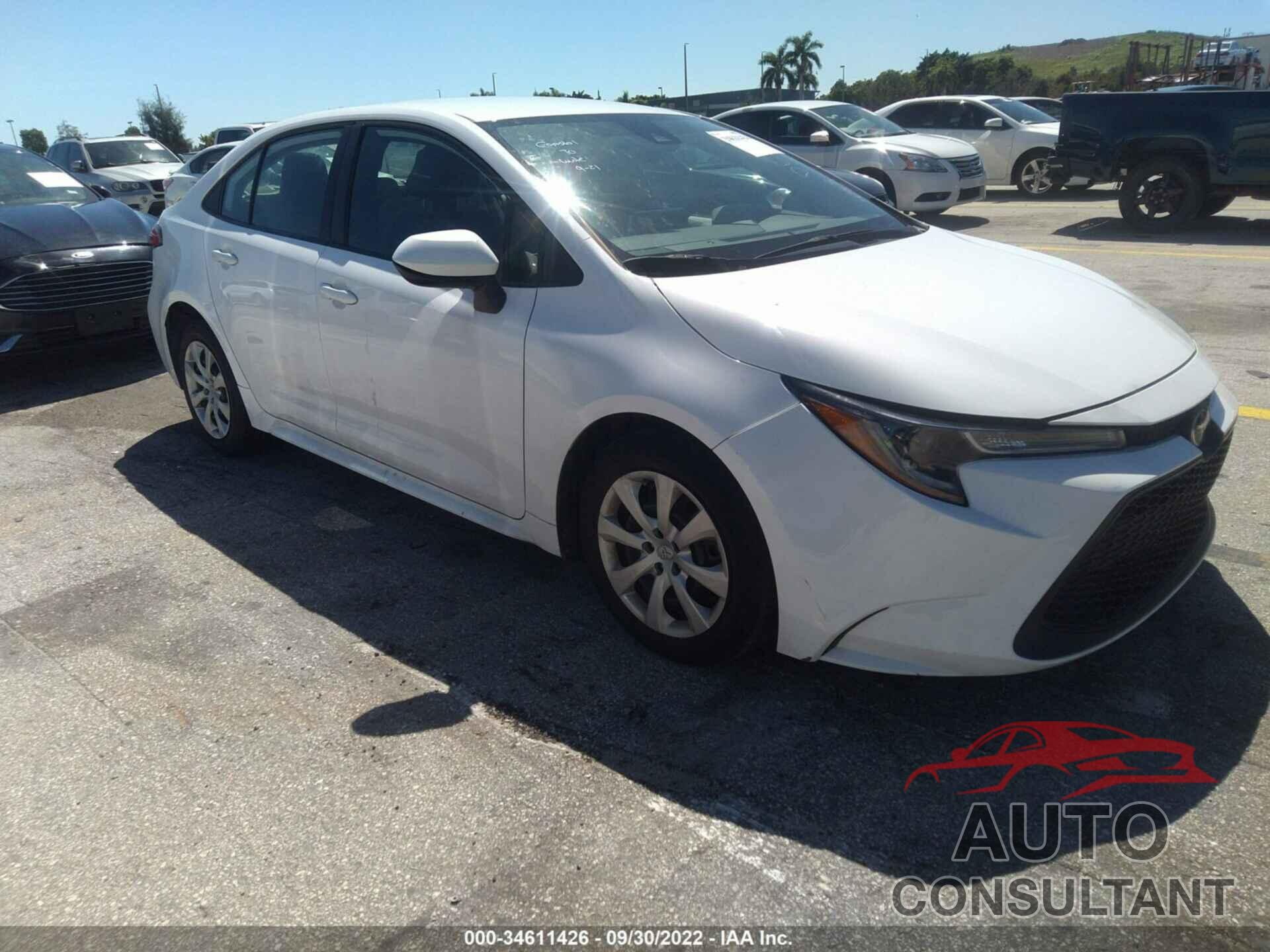 TOYOTA COROLLA 2021 - 5YFEPMAE1MP190597