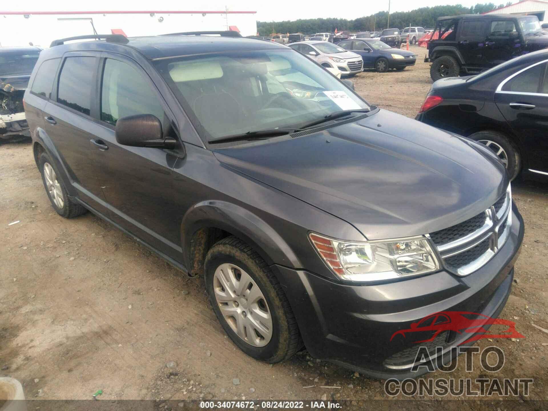 DODGE JOURNEY 2016 - 3C4PDCAB9GT162372