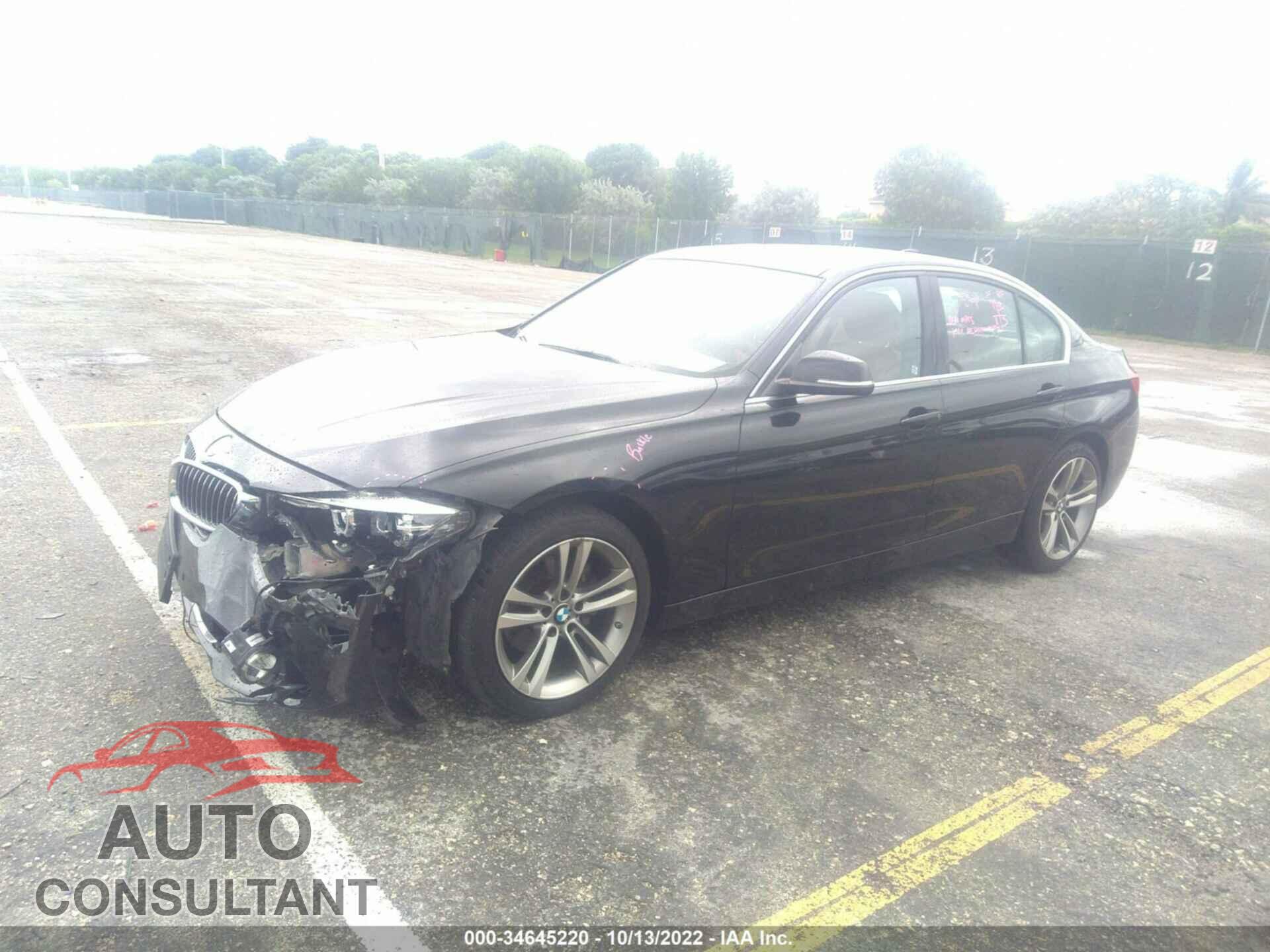 BMW 3 SERIES 2018 - WBA8D9C52JA614463