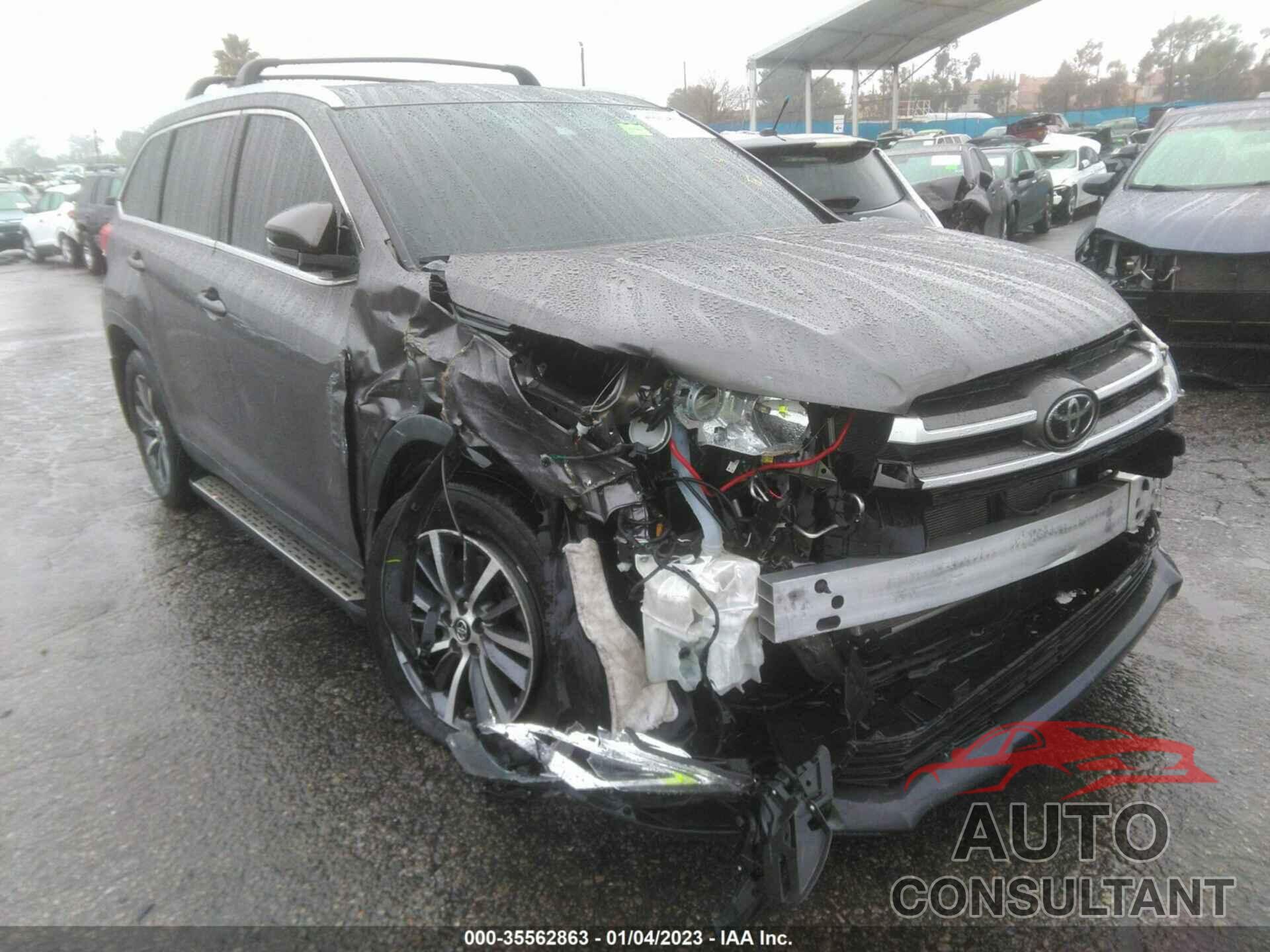 TOYOTA HIGHLANDER 2019 - 5TDKZRFHXKS571107