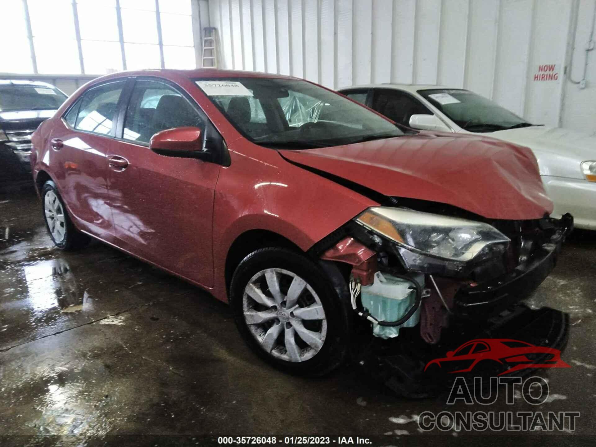 TOYOTA COROLLA 2015 - 2T1BURHE0FC366959