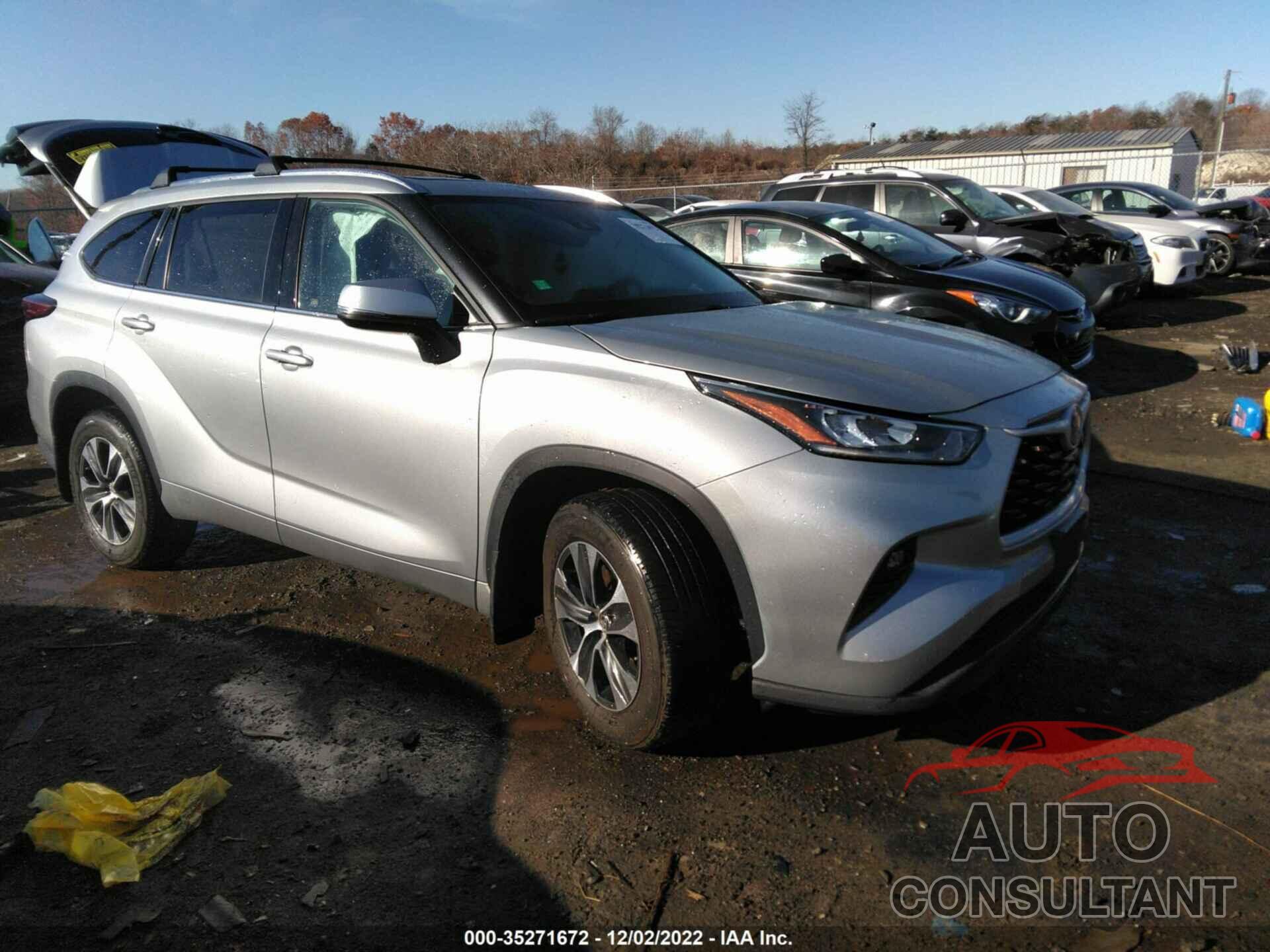 TOYOTA HIGHLANDER 2020 - 5TDHZRBH2LS505555