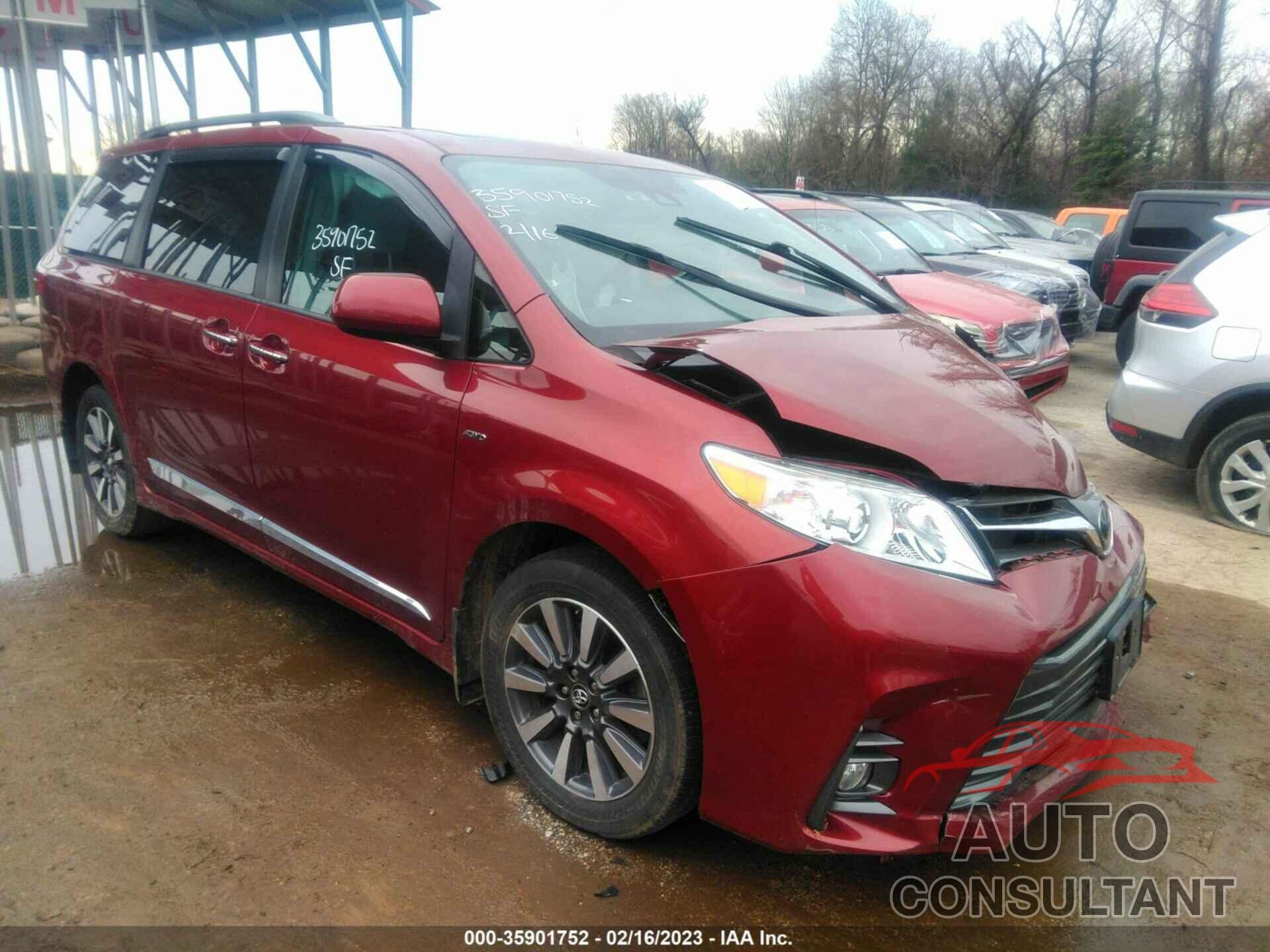 TOYOTA SIENNA 2018 - 5TDDZ3DC3JS198150