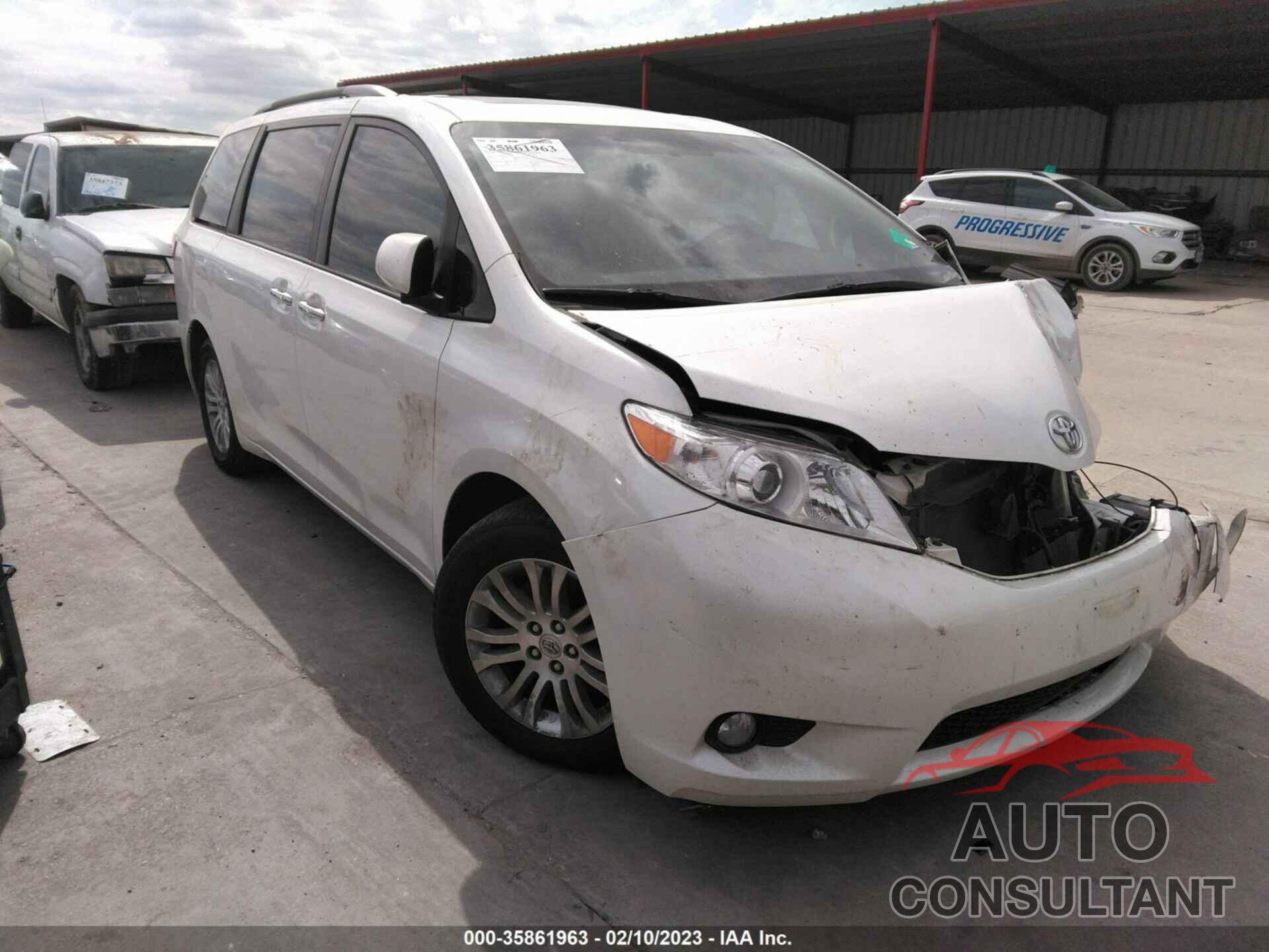 TOYOTA SIENNA 2015 - 5TDYK3DC9FS527480