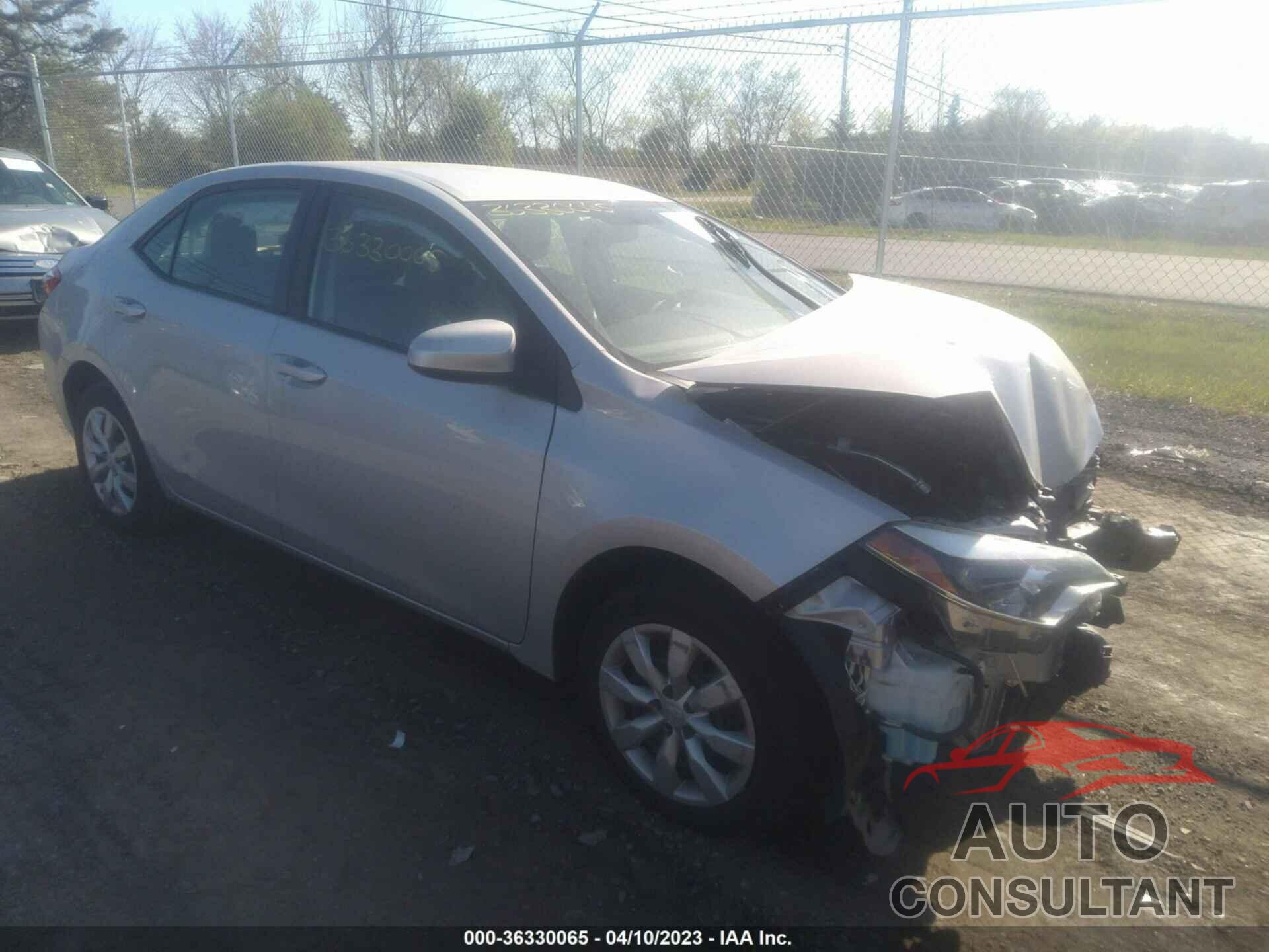 TOYOTA COROLLA 2015 - 2T1BURHE2FC329508