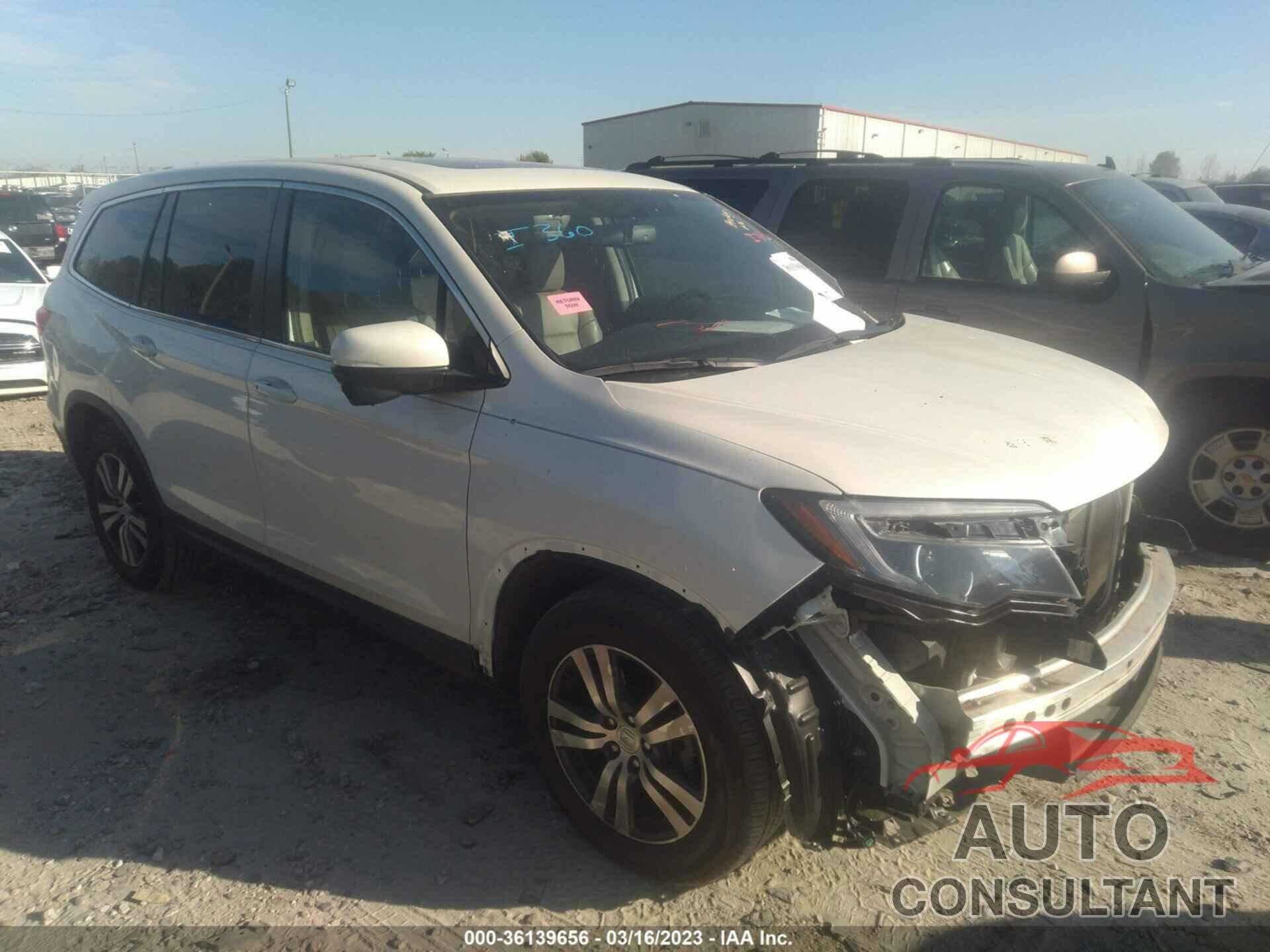 HONDA PILOT 2017 - 5FNYF5H5XHB016430