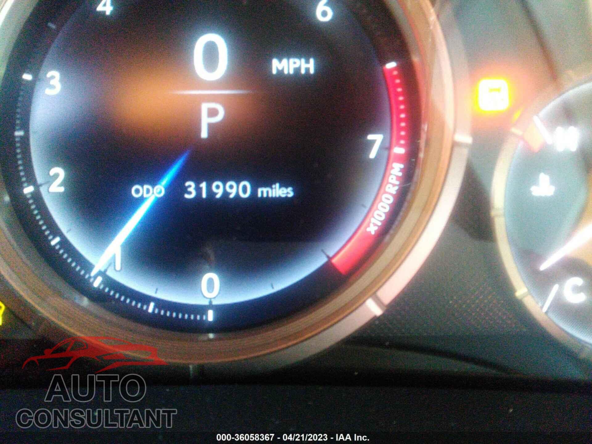 LEXUS RX 2019 - 2T2BZMCA9KC204228