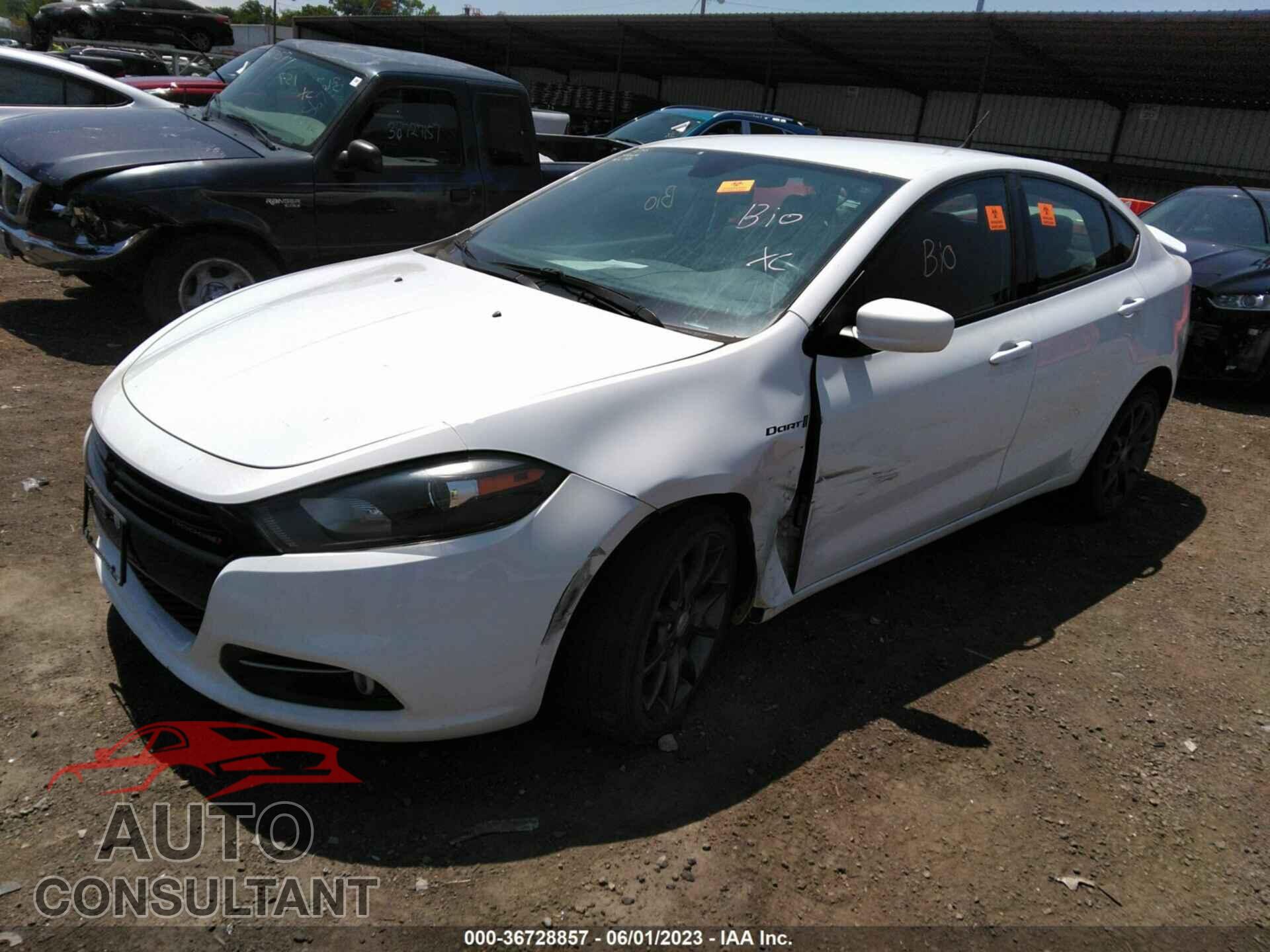 DODGE DART 2015 - 1C3CDFBB8FD267296
