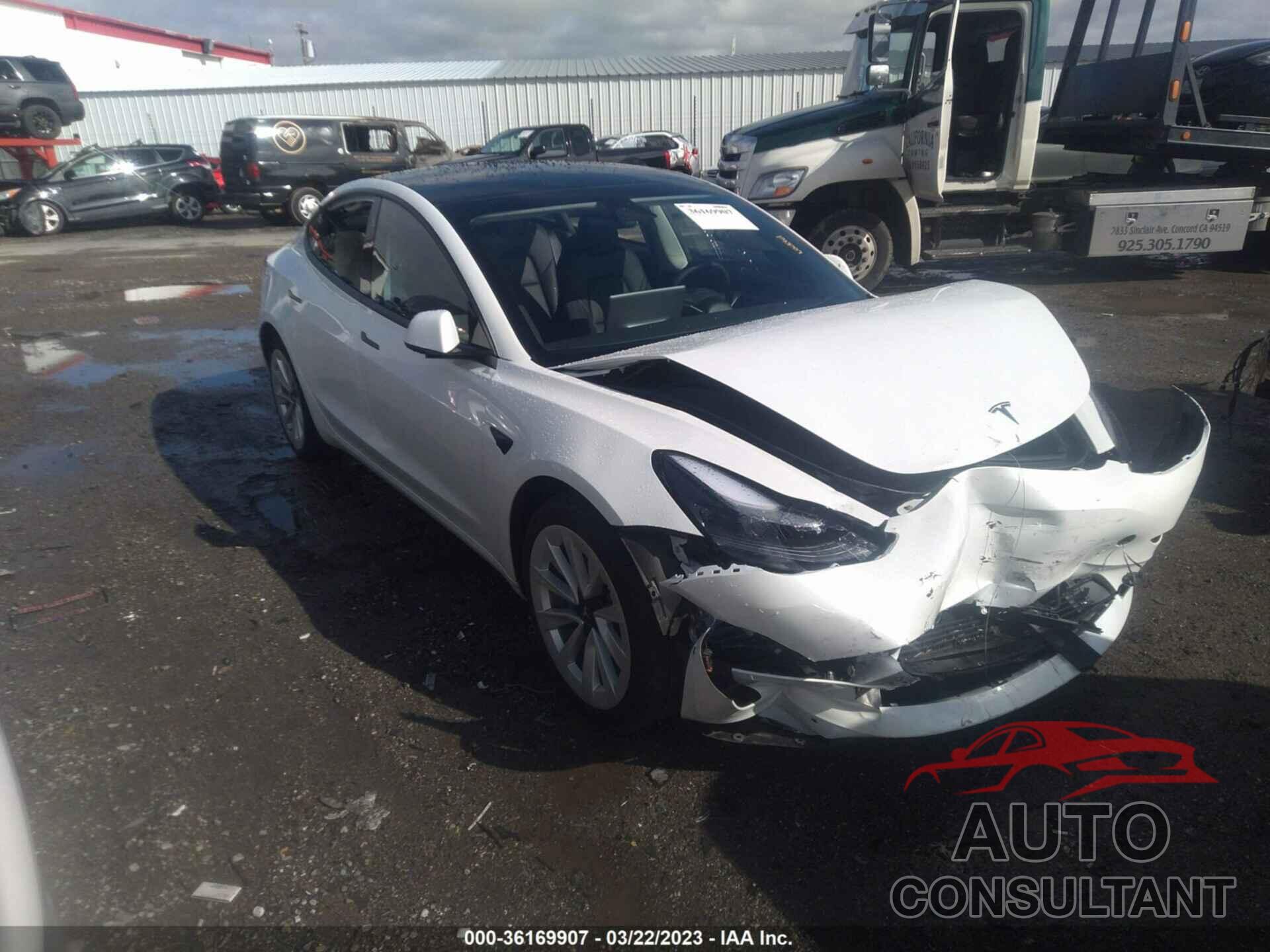 TESLA MODEL 3 2022 - 5YJ3E1EB6NF298934