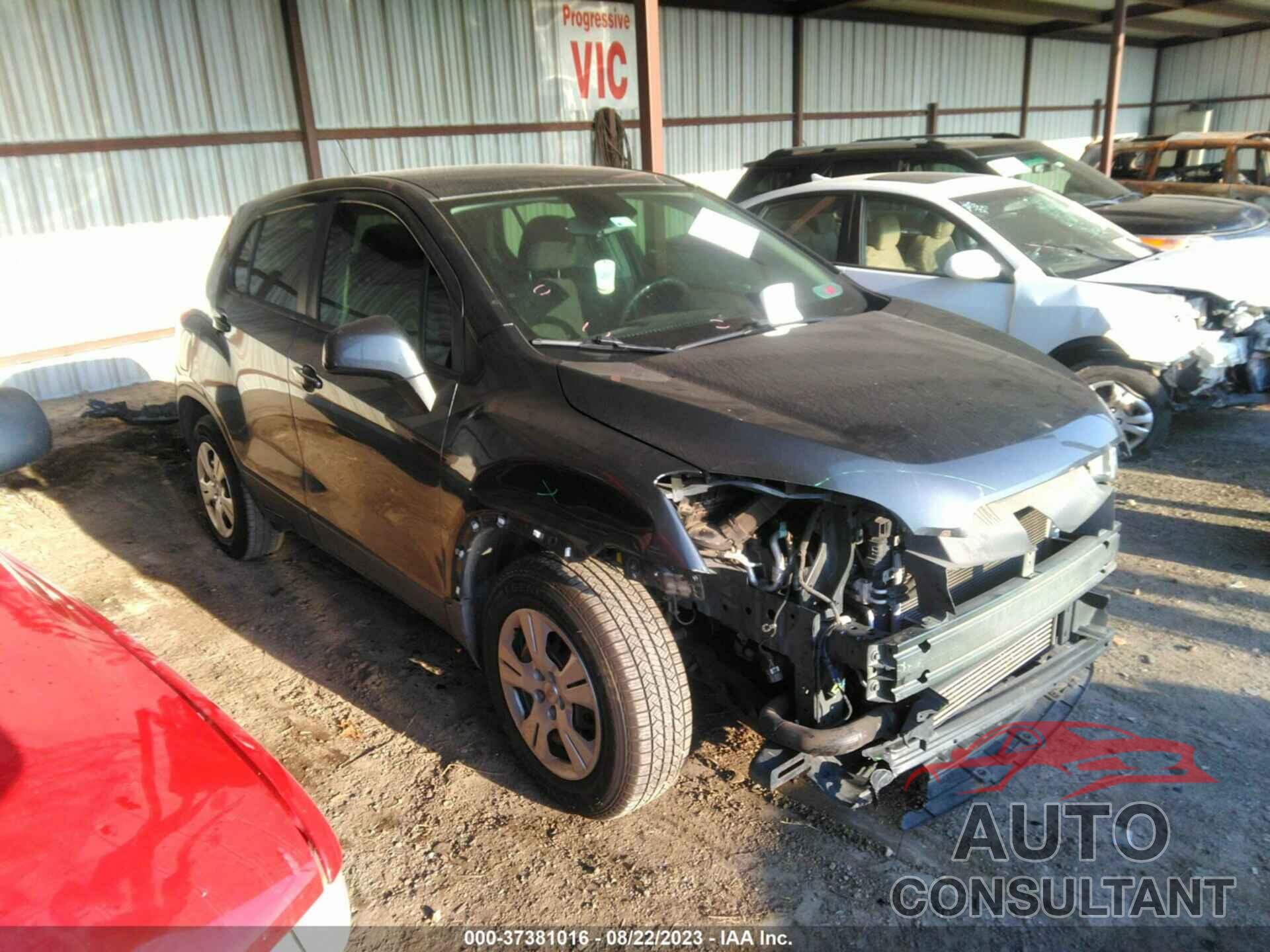 CHEVROLET TRAX 2016 - 3GNCJKSB0GL142986