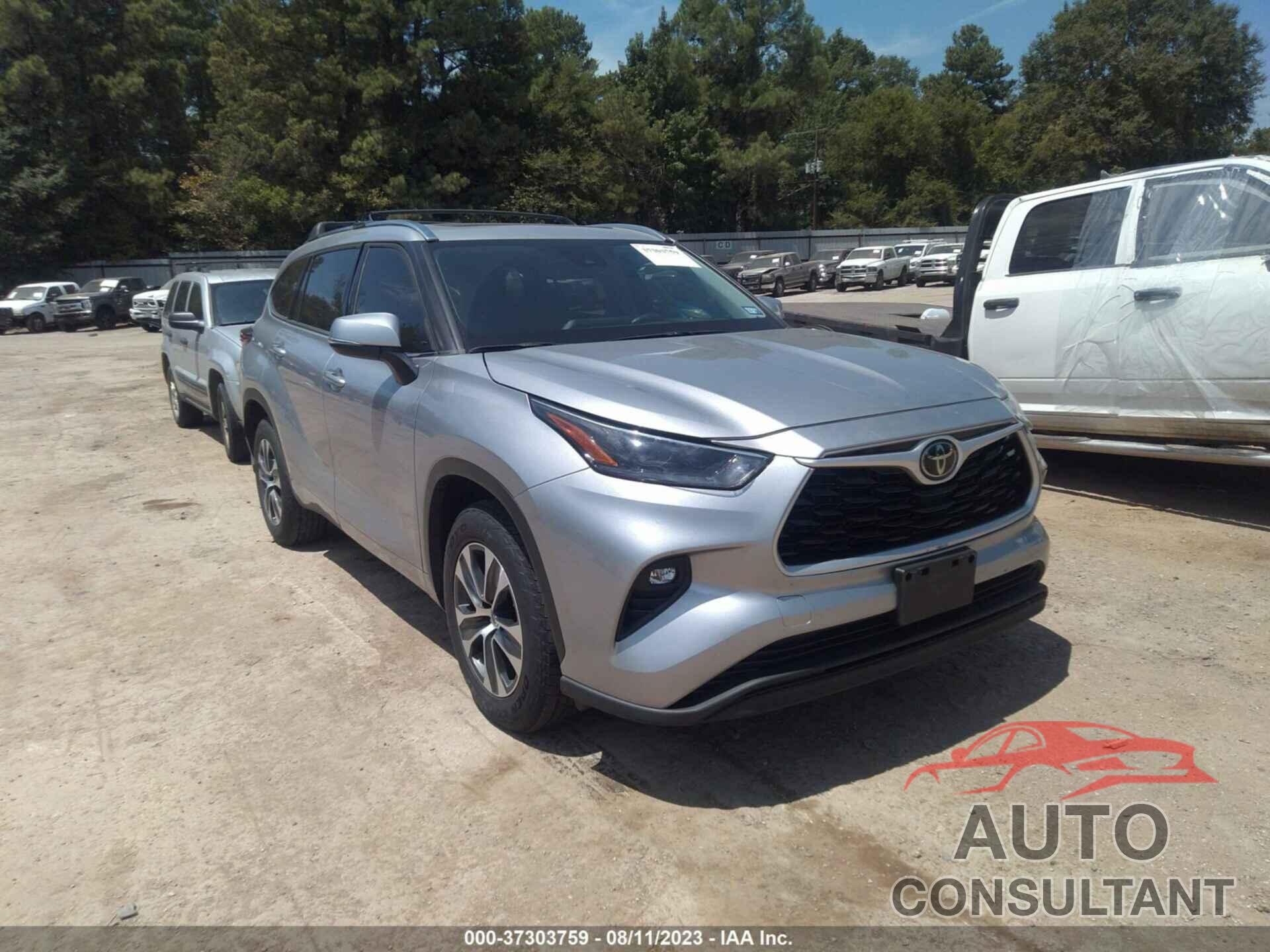 TOYOTA HIGHLANDER 2021 - 5TDGZRAH1MS056190