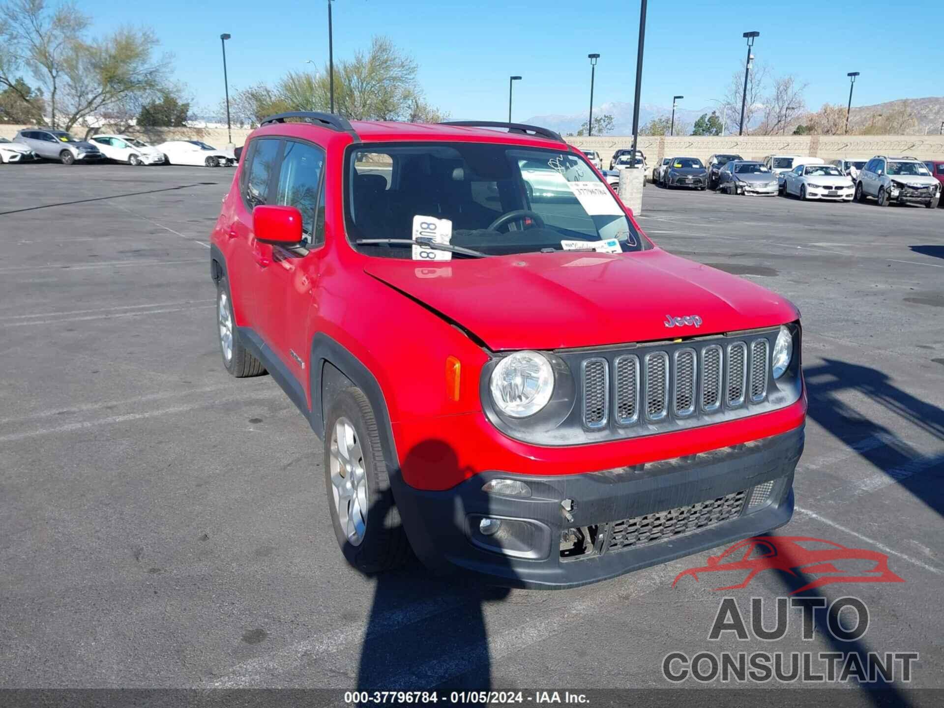 JEEP RENEGADE 2016 - ZACCJABT7GPD61415