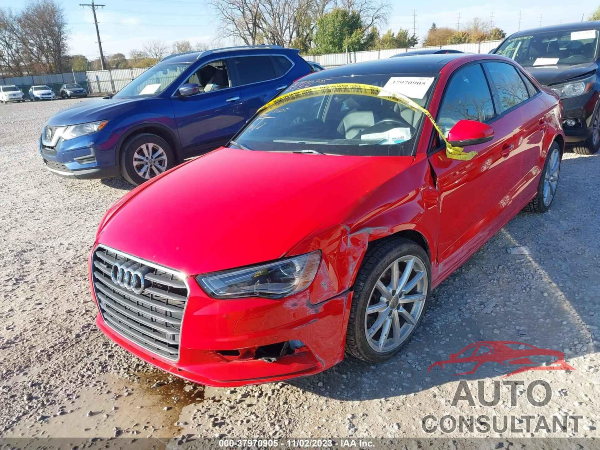 AUDI A3 2016 - WAUB8GFF4G1072617