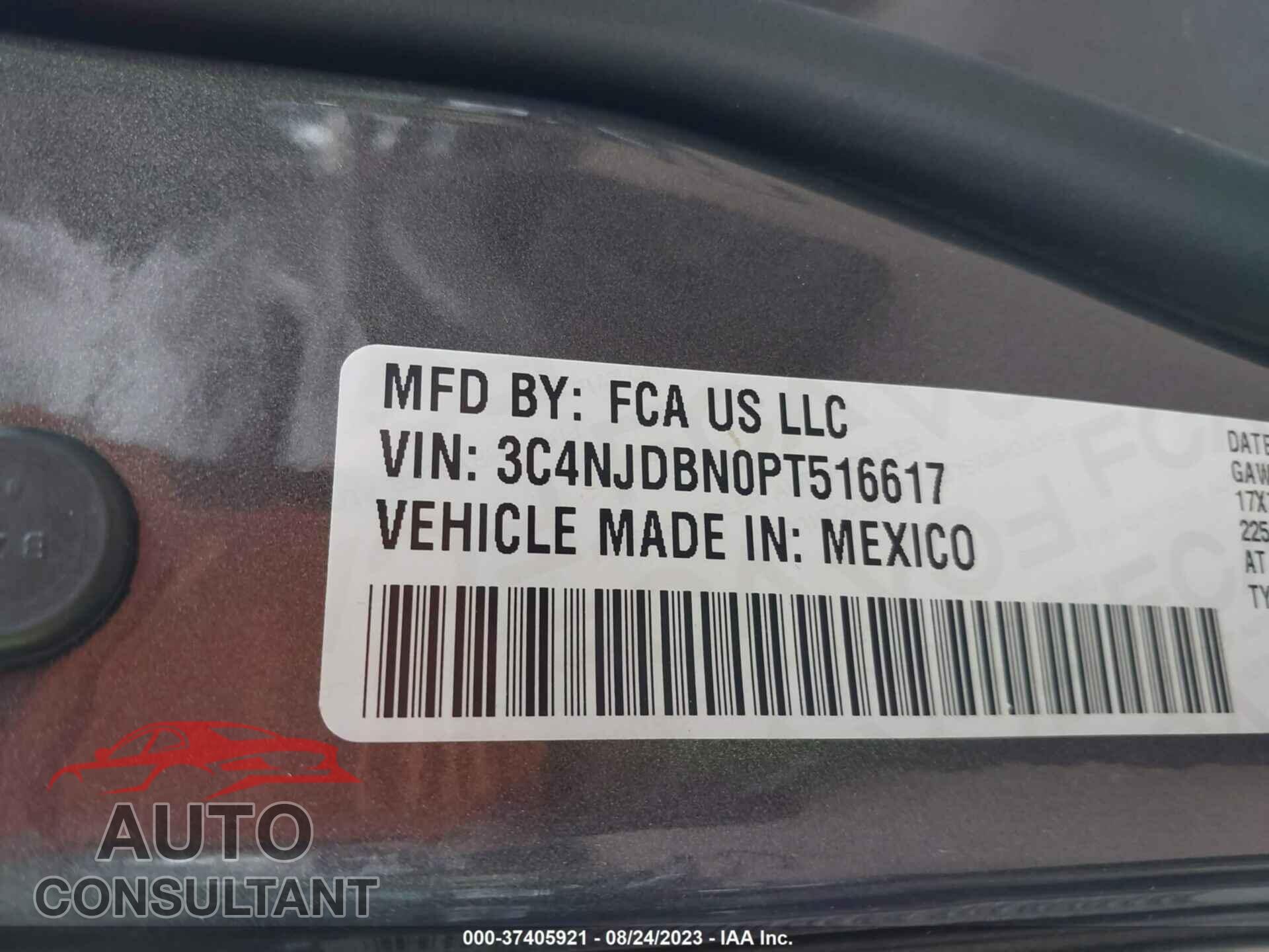 JEEP COMPASS 2023 - 3C4NJDBN0PT516617