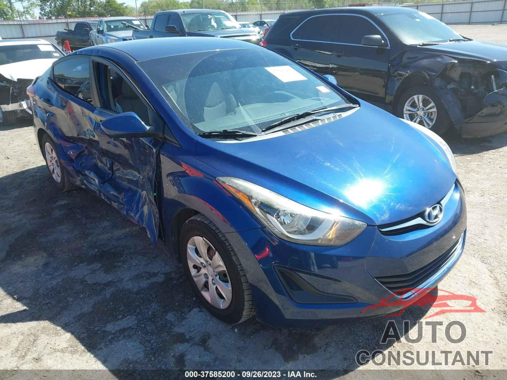 HYUNDAI ELANTRA 2016 - 5NPDH4AEXGH745721