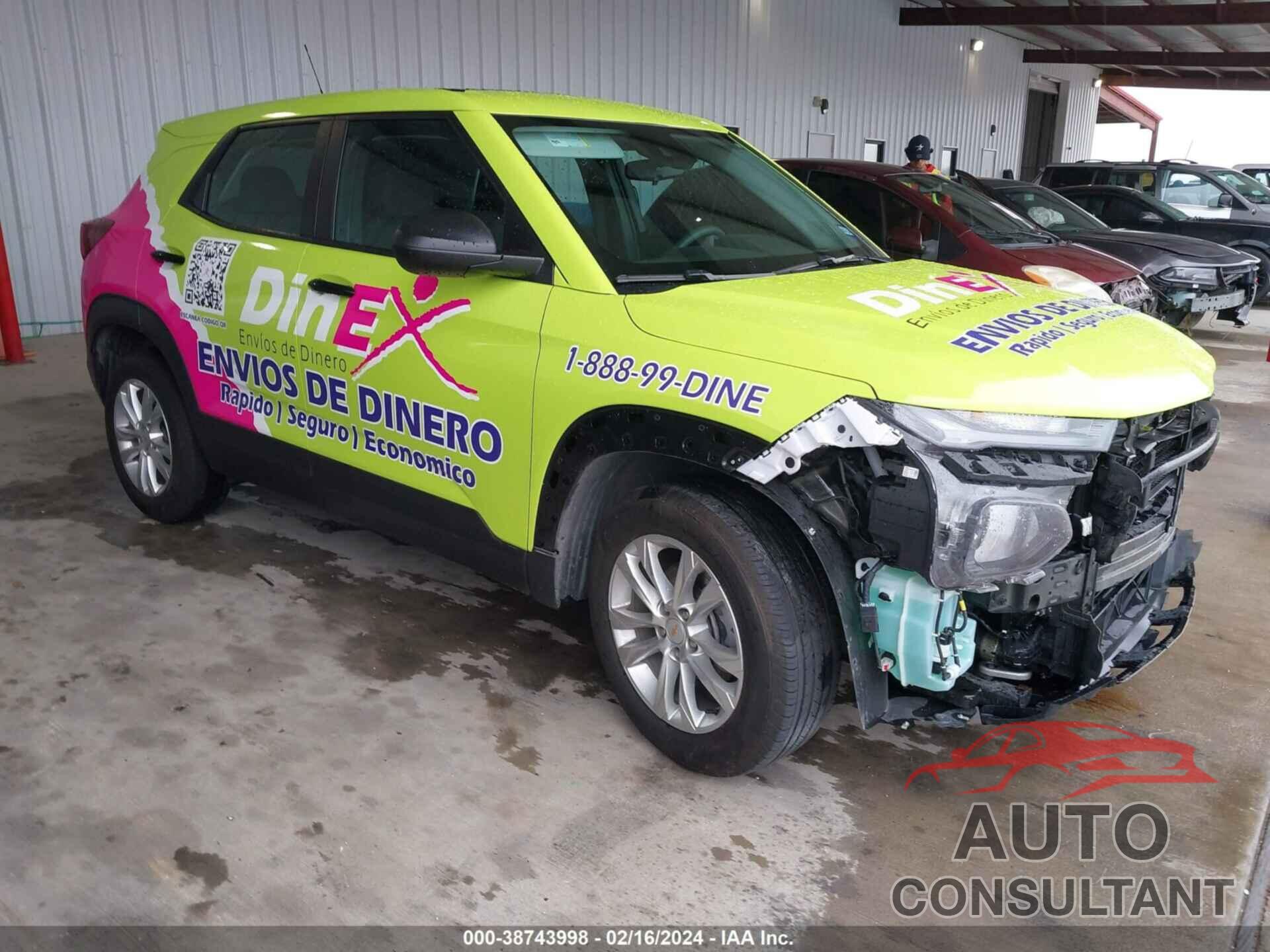 CHEVROLET TRAILBLAZER 2022 - KL79MMS2XNB140356