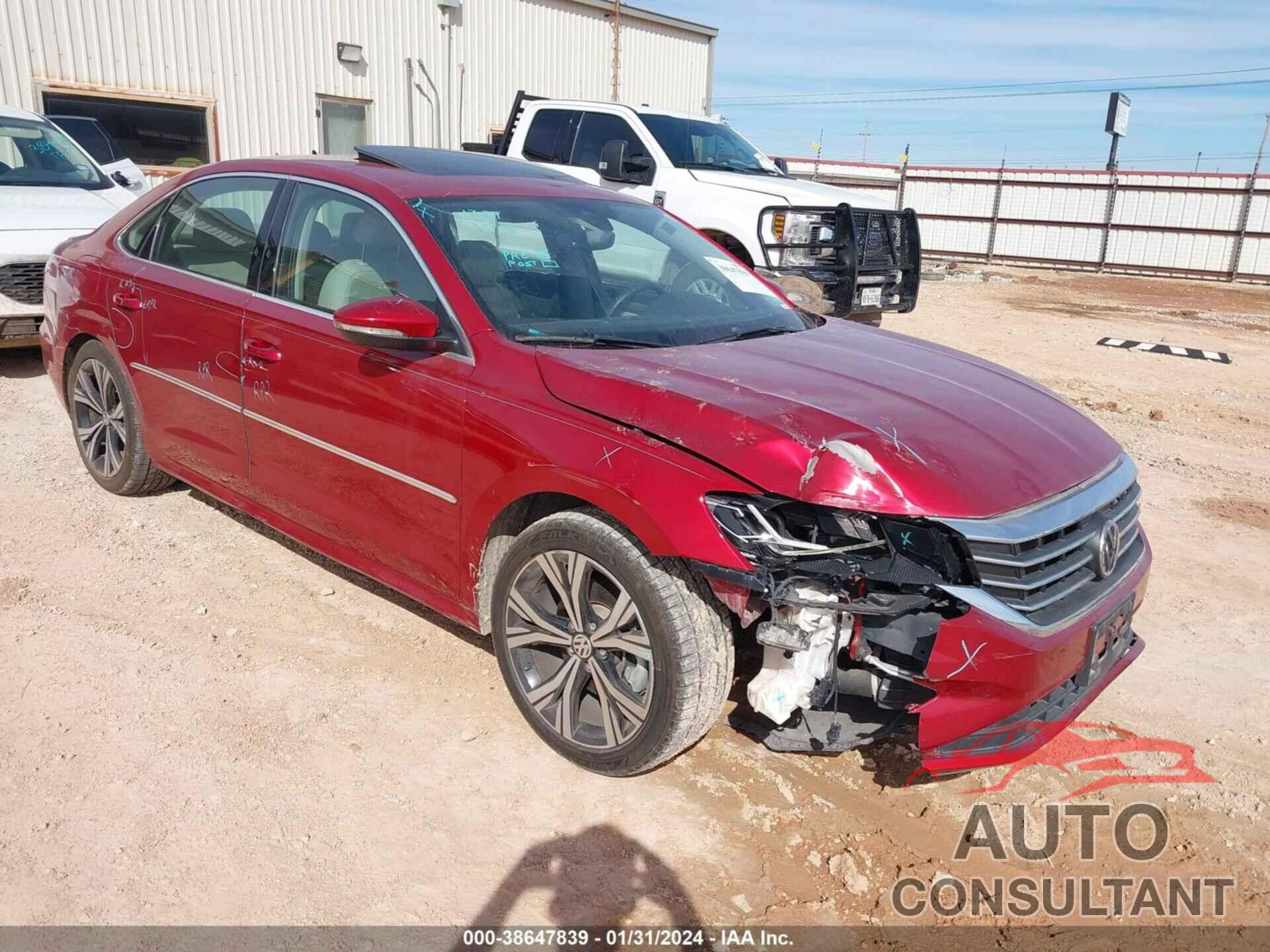 VOLKSWAGEN PASSAT 2021 - 1VWSA7A38MC004550