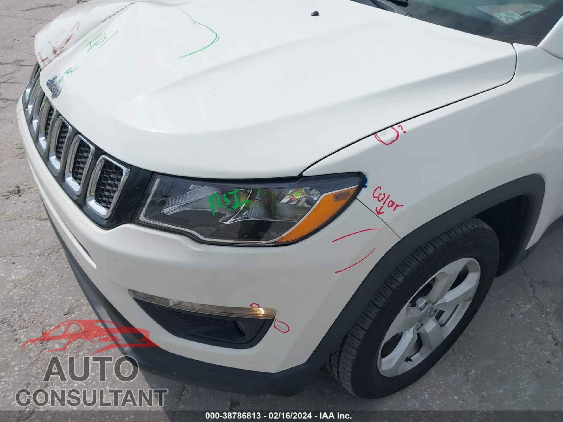 JEEP COMPASS 2020 - 3C4NJCBB3LT123396