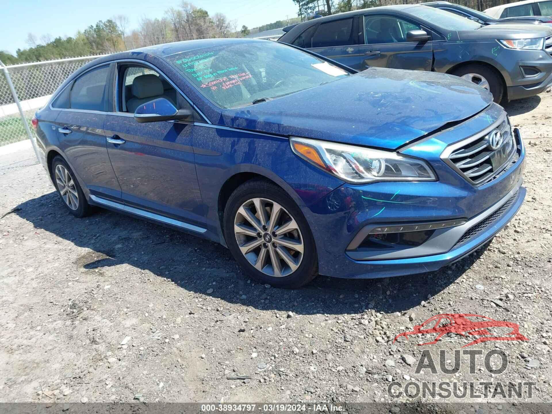 HYUNDAI SONATA 2017 - 5NPE34AF0HH486492