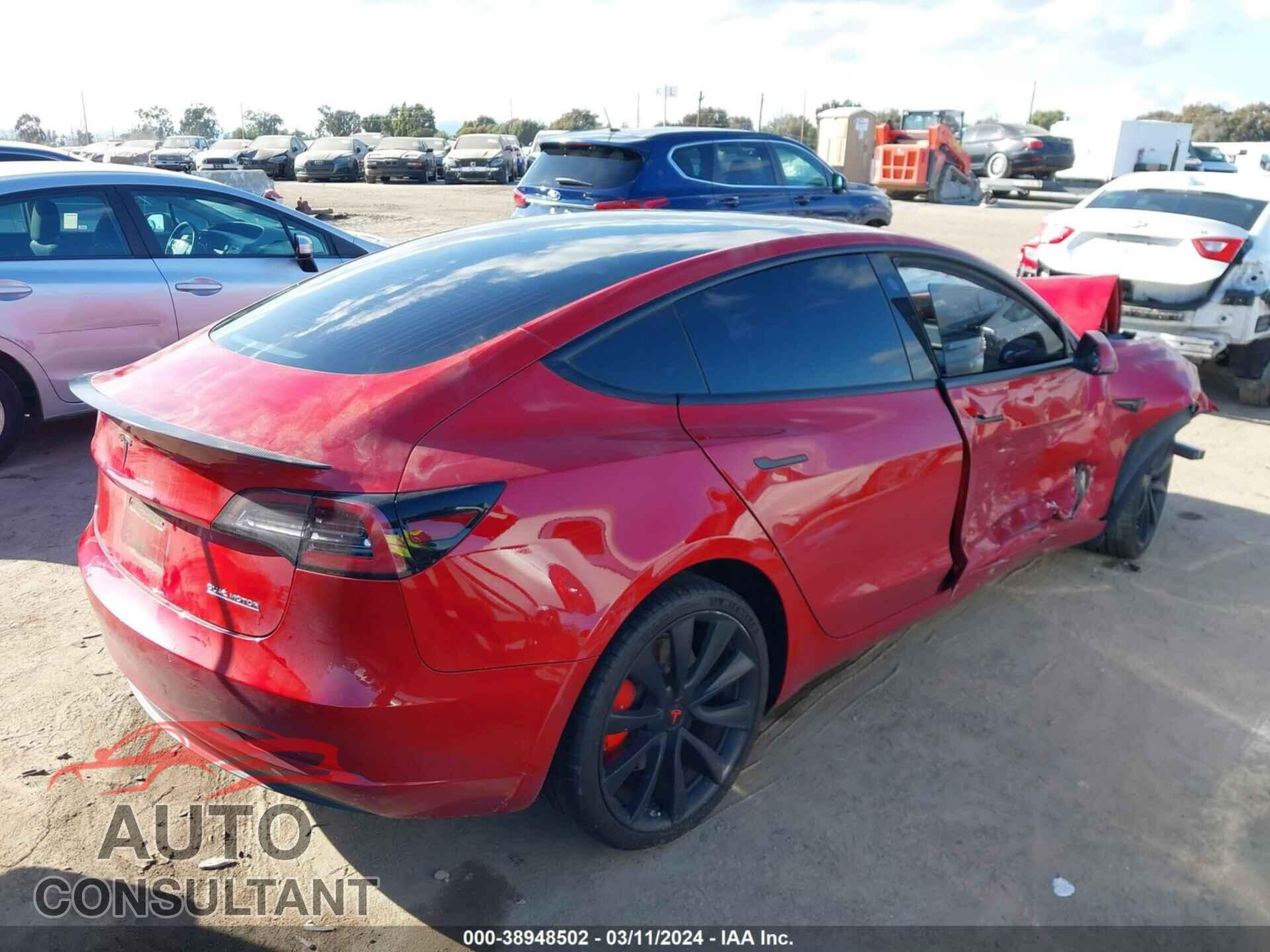 TESLA MODEL 3 2019 - 5YJ3E1EBXKF392990
