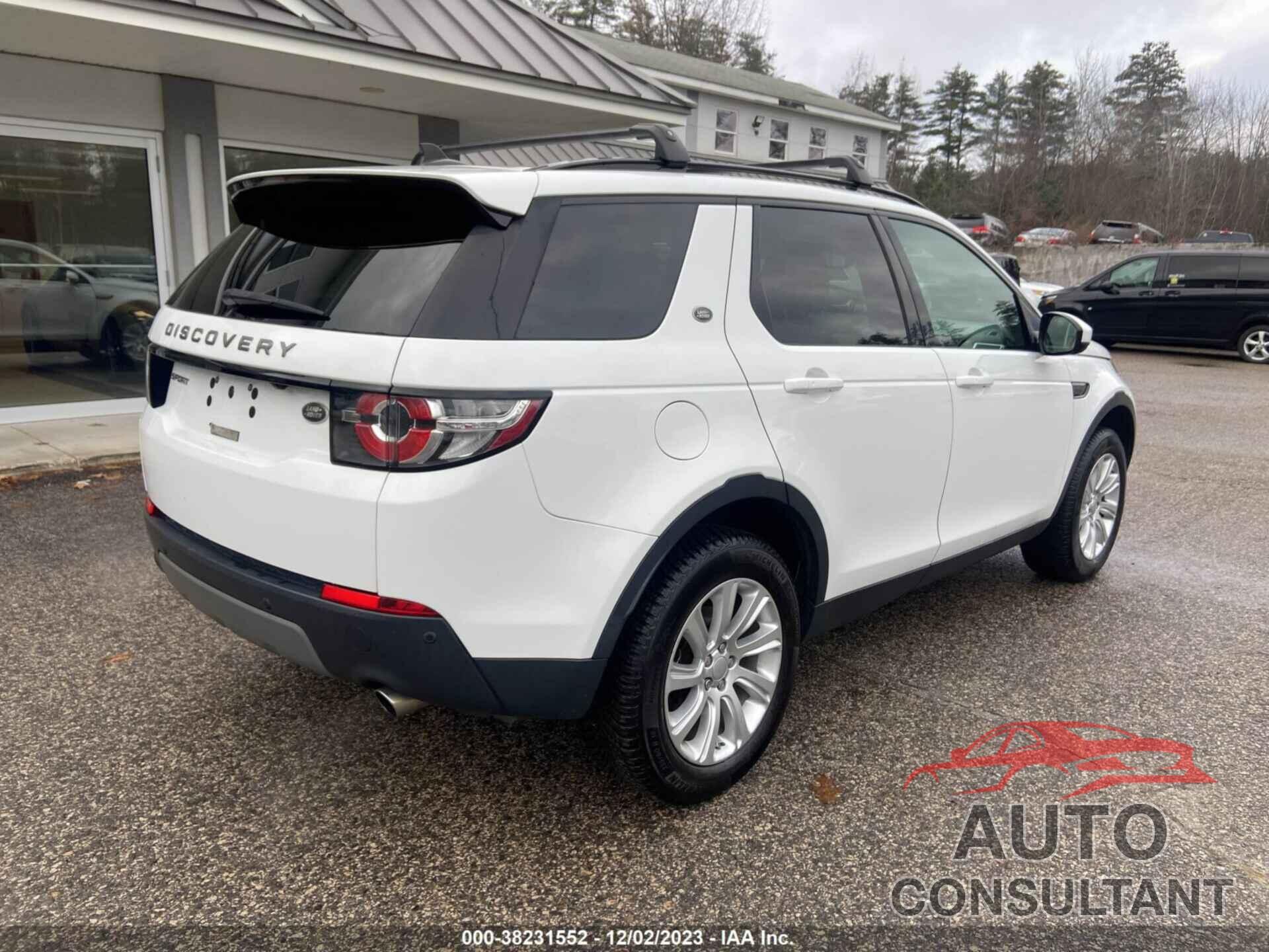 LAND ROVER DISCOVERY SPORT 2016 - SALCP2BG2GH609643