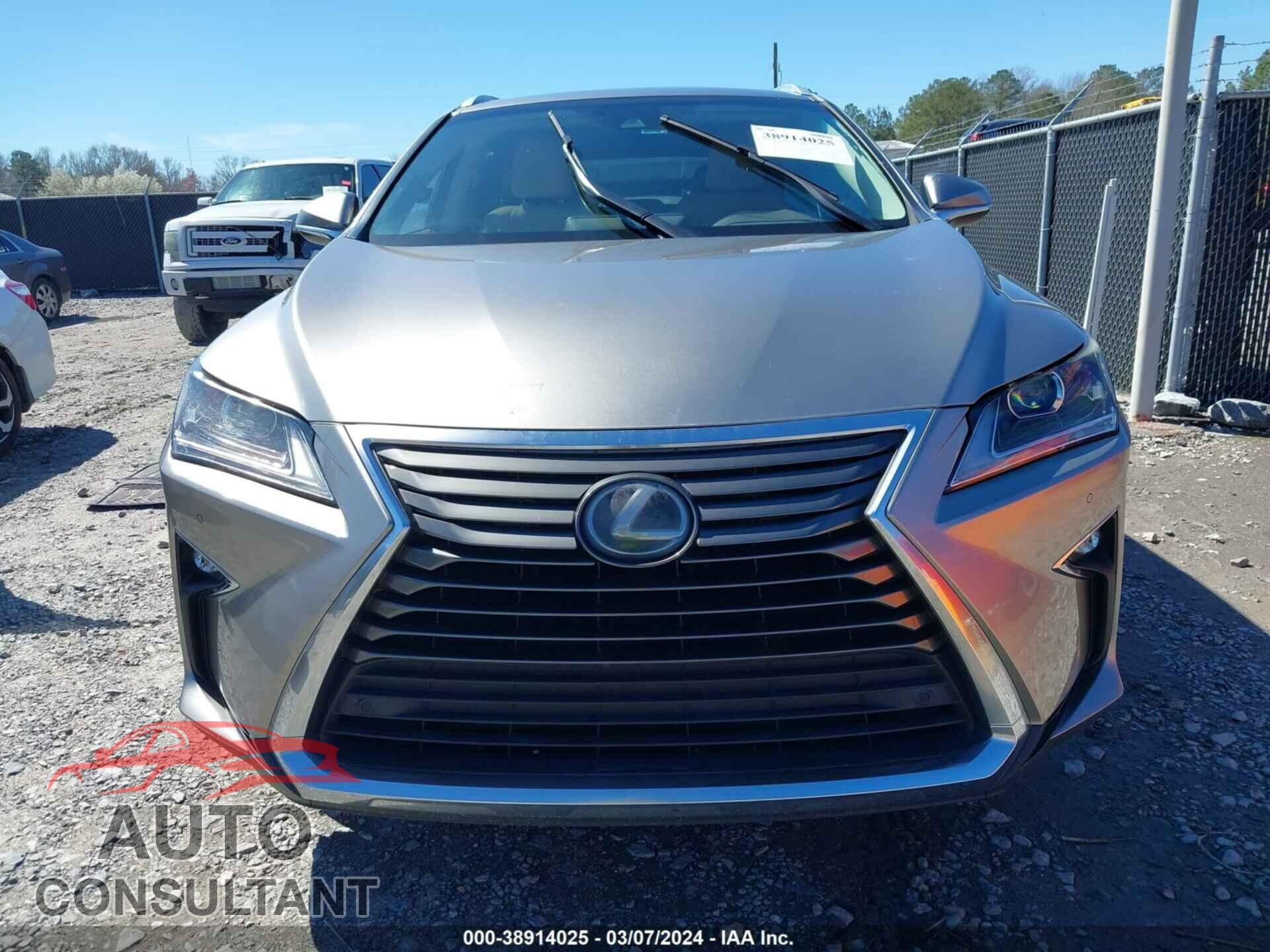 LEXUS RX 350 2017 - 2T2ZZMCA2HC089706