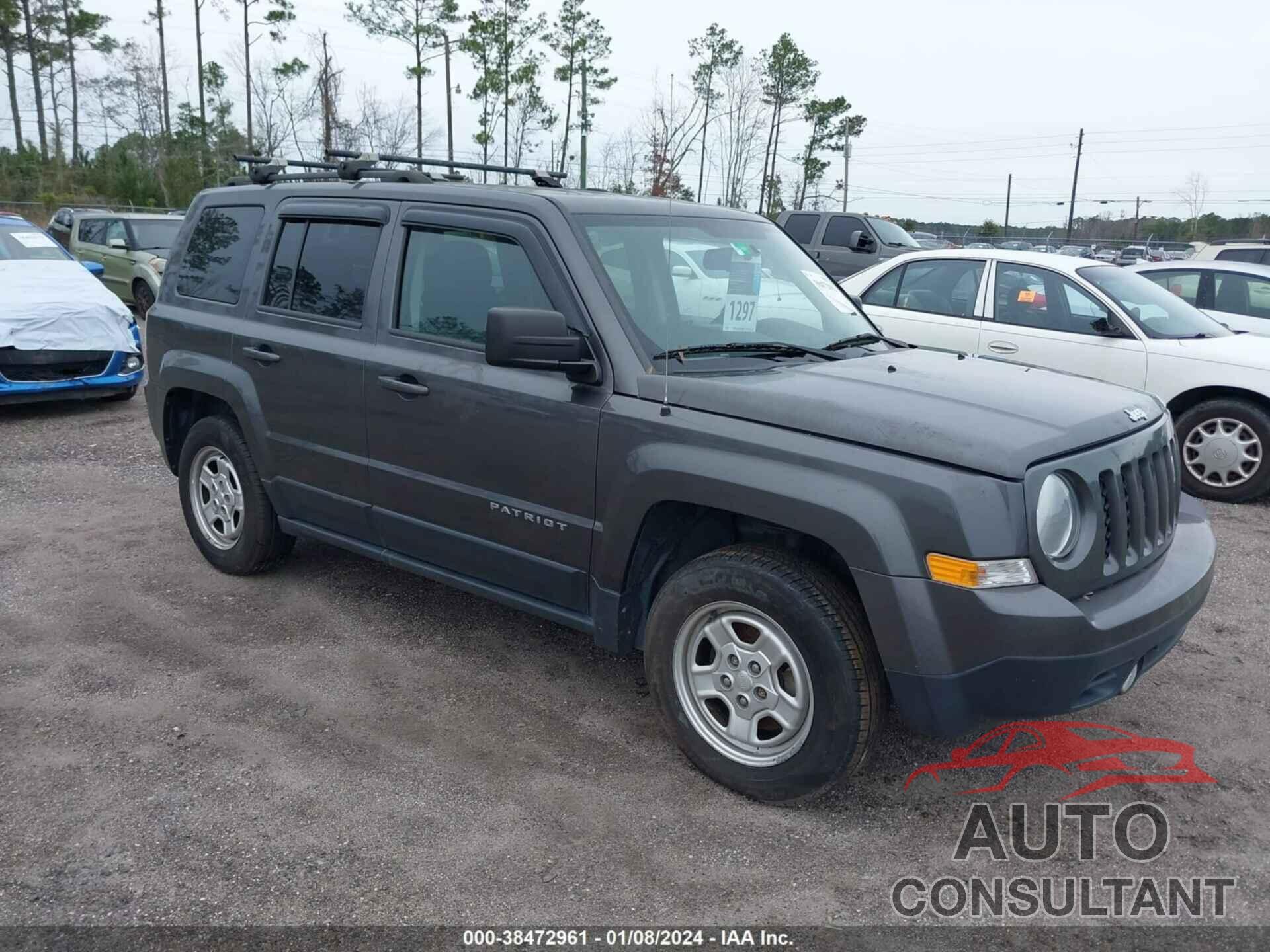 JEEP PATRIOT 2017 - 1C4NJPBA4HD140462