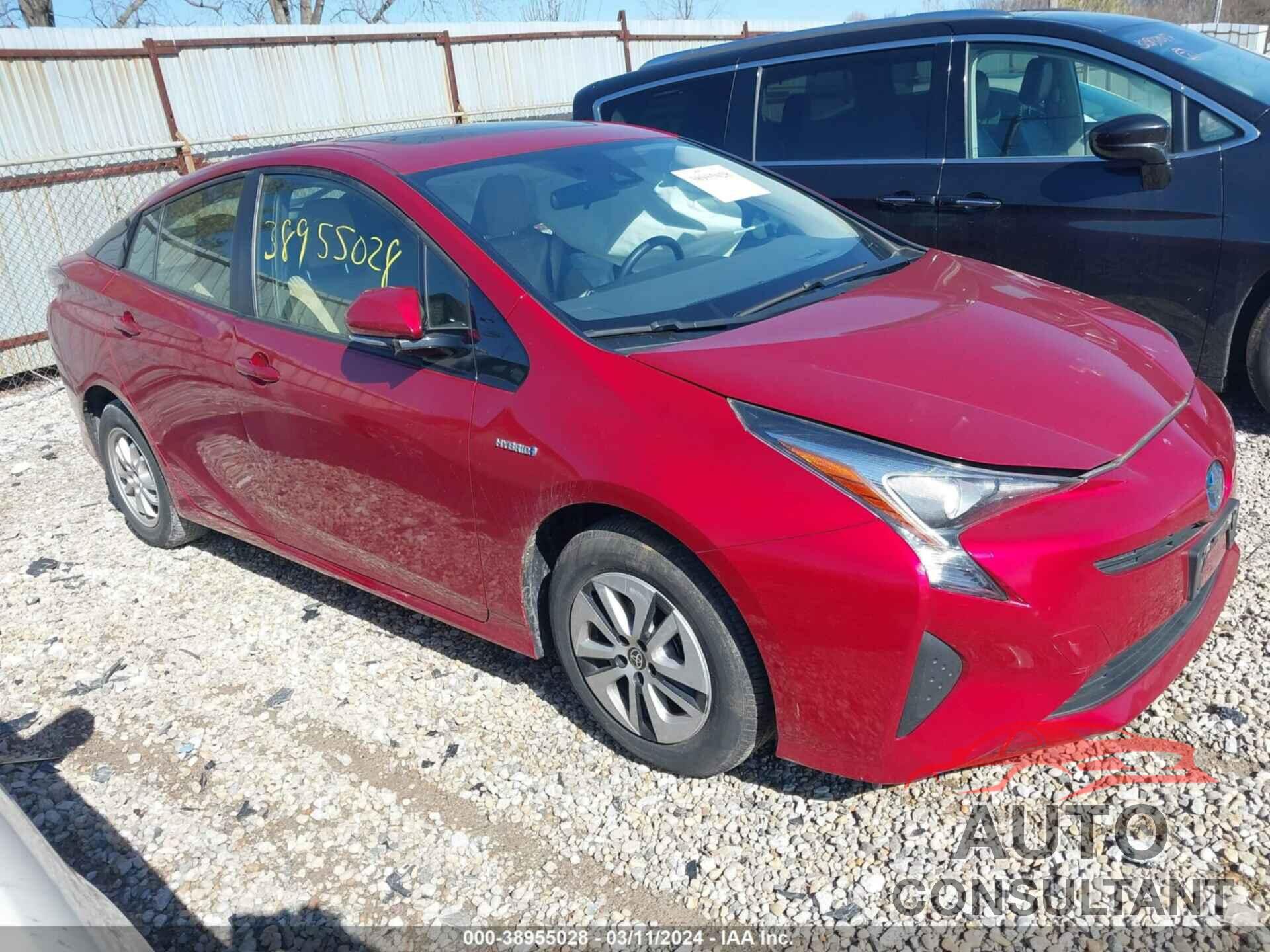 TOYOTA PRIUS 2016 - JTDKARFU0G3524679
