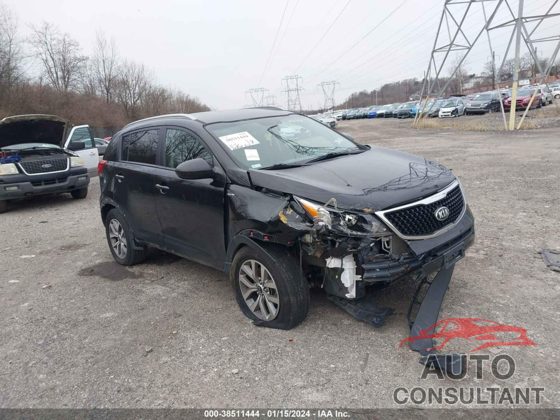 KIA SPORTAGE 2016 - KNDPBCAC4G7797552