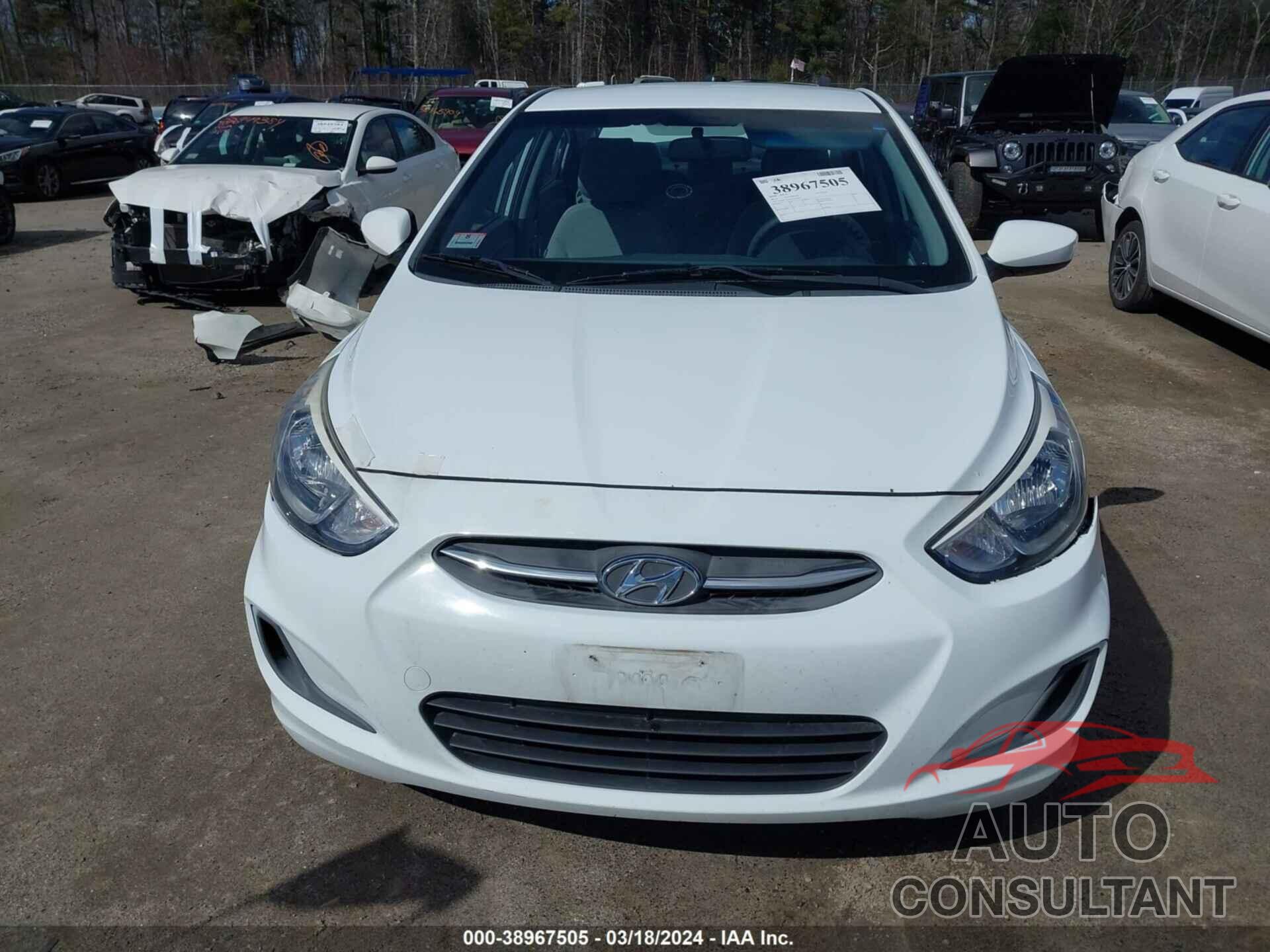 HYUNDAI ACCENT 2016 - KMHCT4AE7GU102853