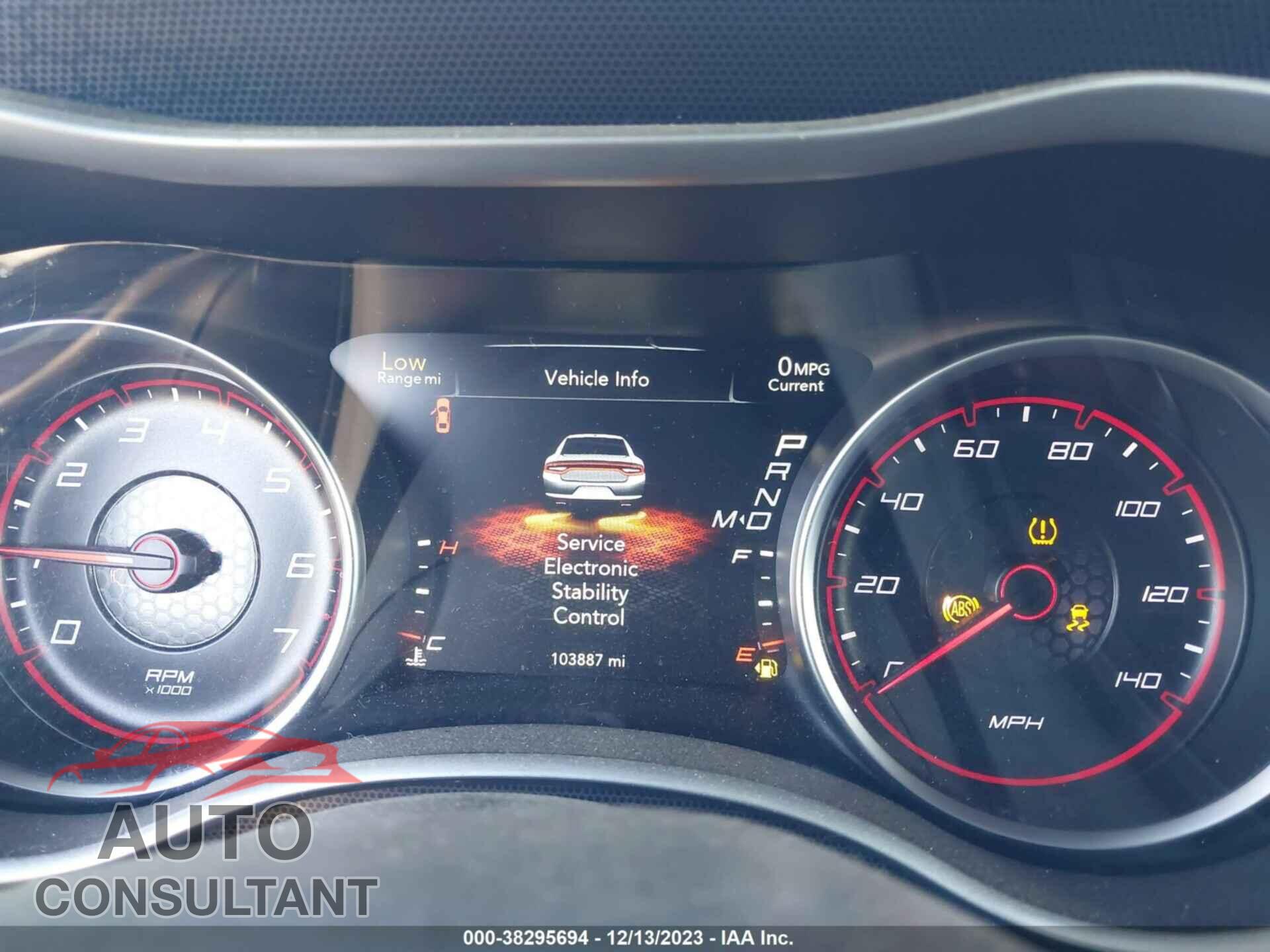 DODGE CHARGER 2016 - 2C3CDXHG5GH204766