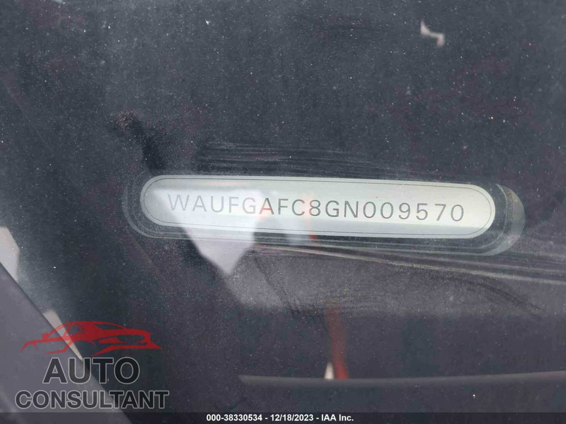 AUDI A6 2016 - WAUFGAFC8GN009570