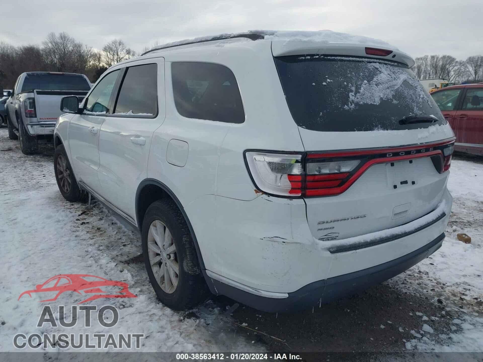 DODGE DURANGO 2017 - 1C4RDJAG3HC833833