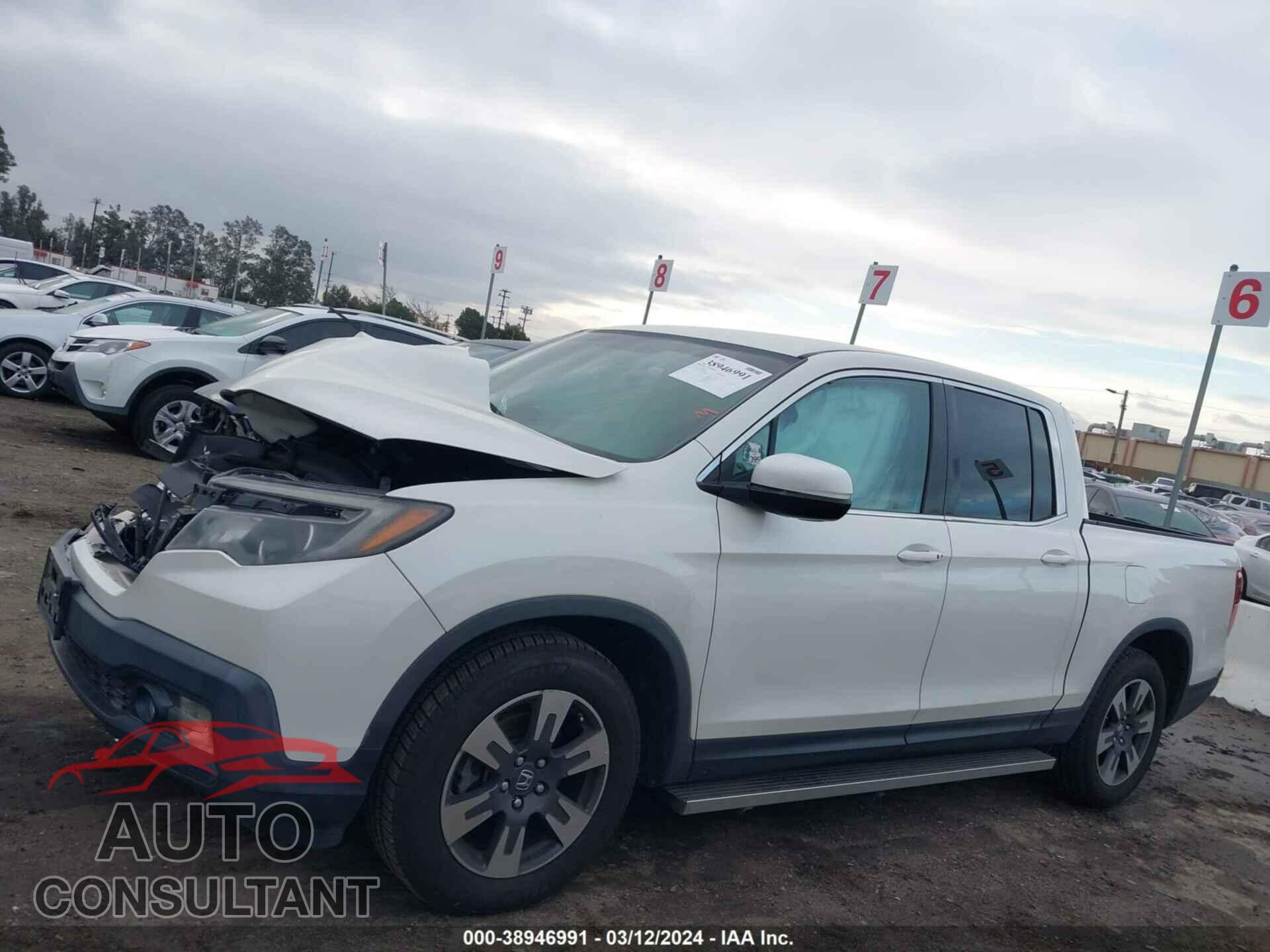 HONDA RIDGELINE 2017 - 5FPYK2F69HB010888