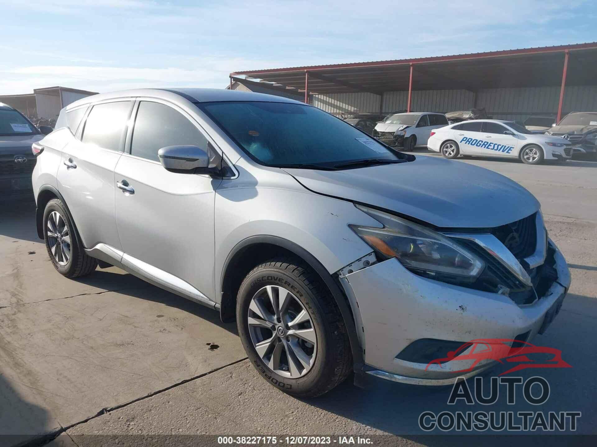 NISSAN MURANO 2018 - 5N1AZ2MG8JN130248