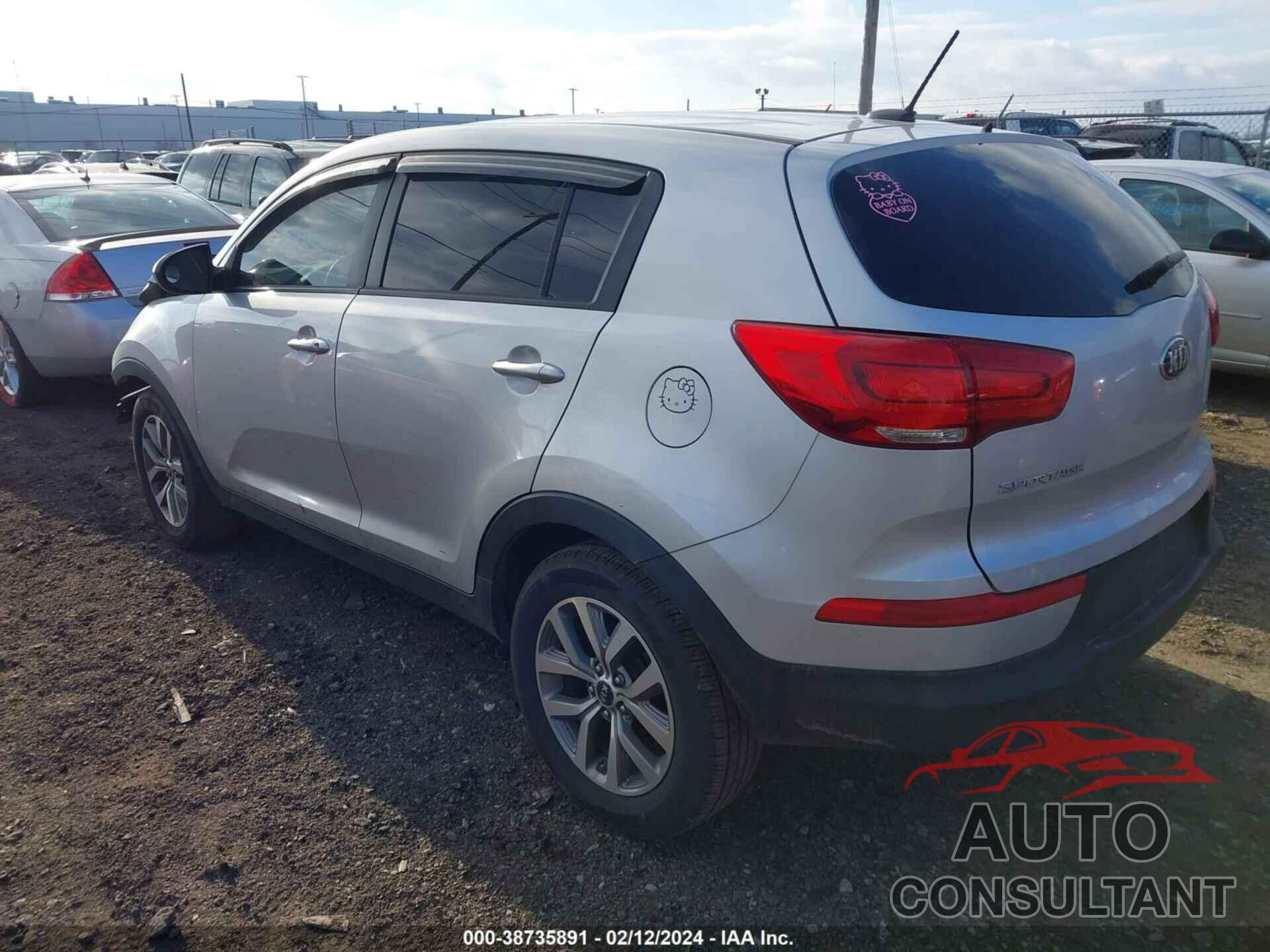 KIA SPORTAGE 2016 - KNDPB3AC9G7855641