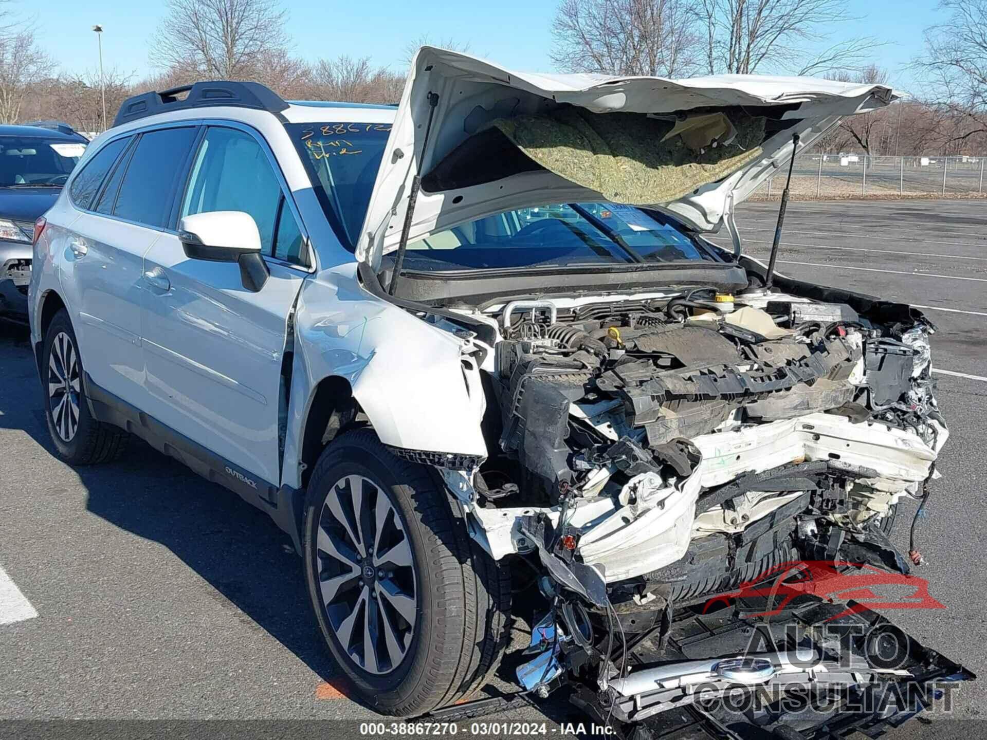 SUBARU OUTBACK 2017 - 4S4BSAKC6H3434056