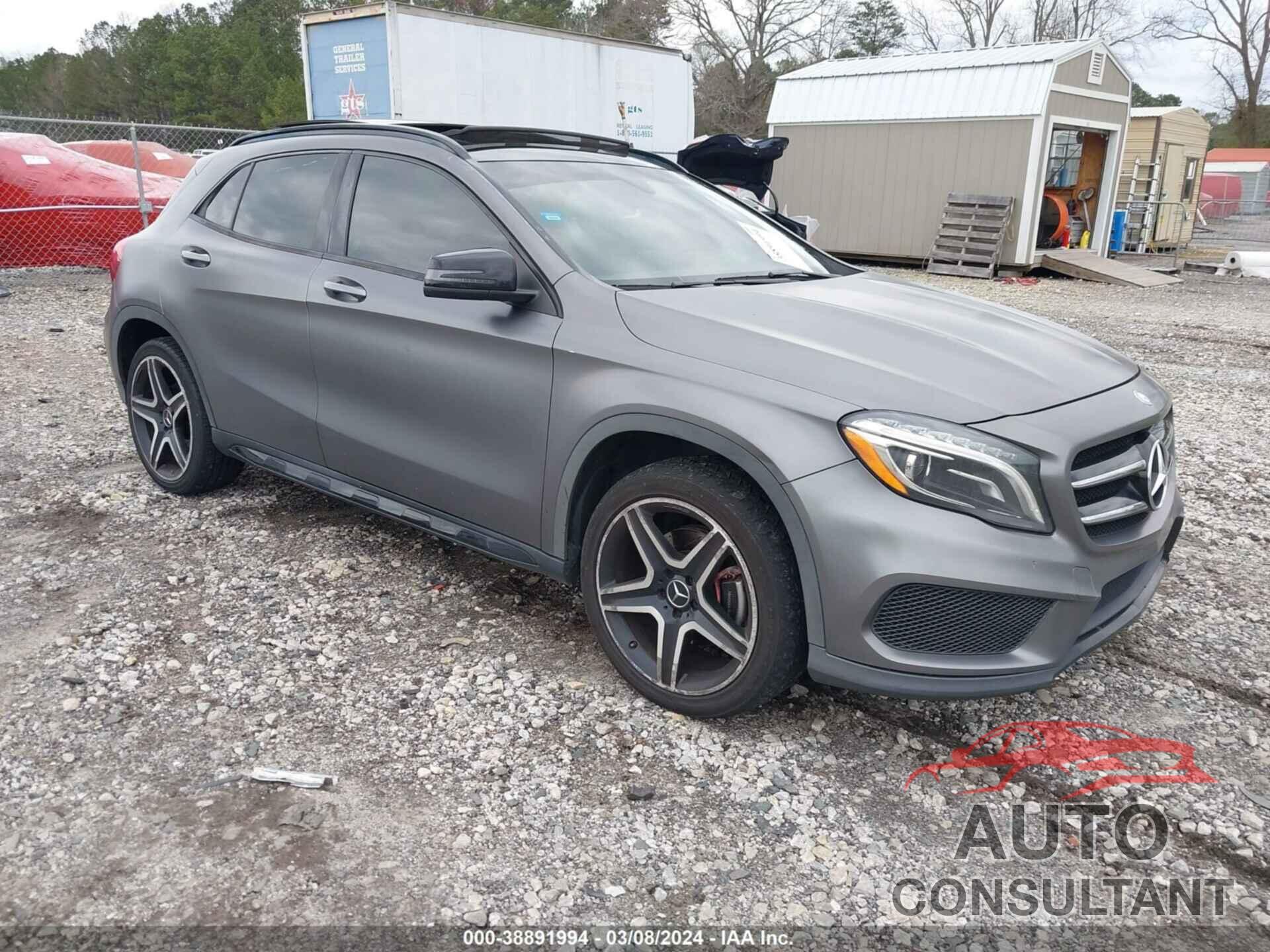 MERCEDES-BENZ GLA 250 2016 - WDCTG4EB7GJ270643