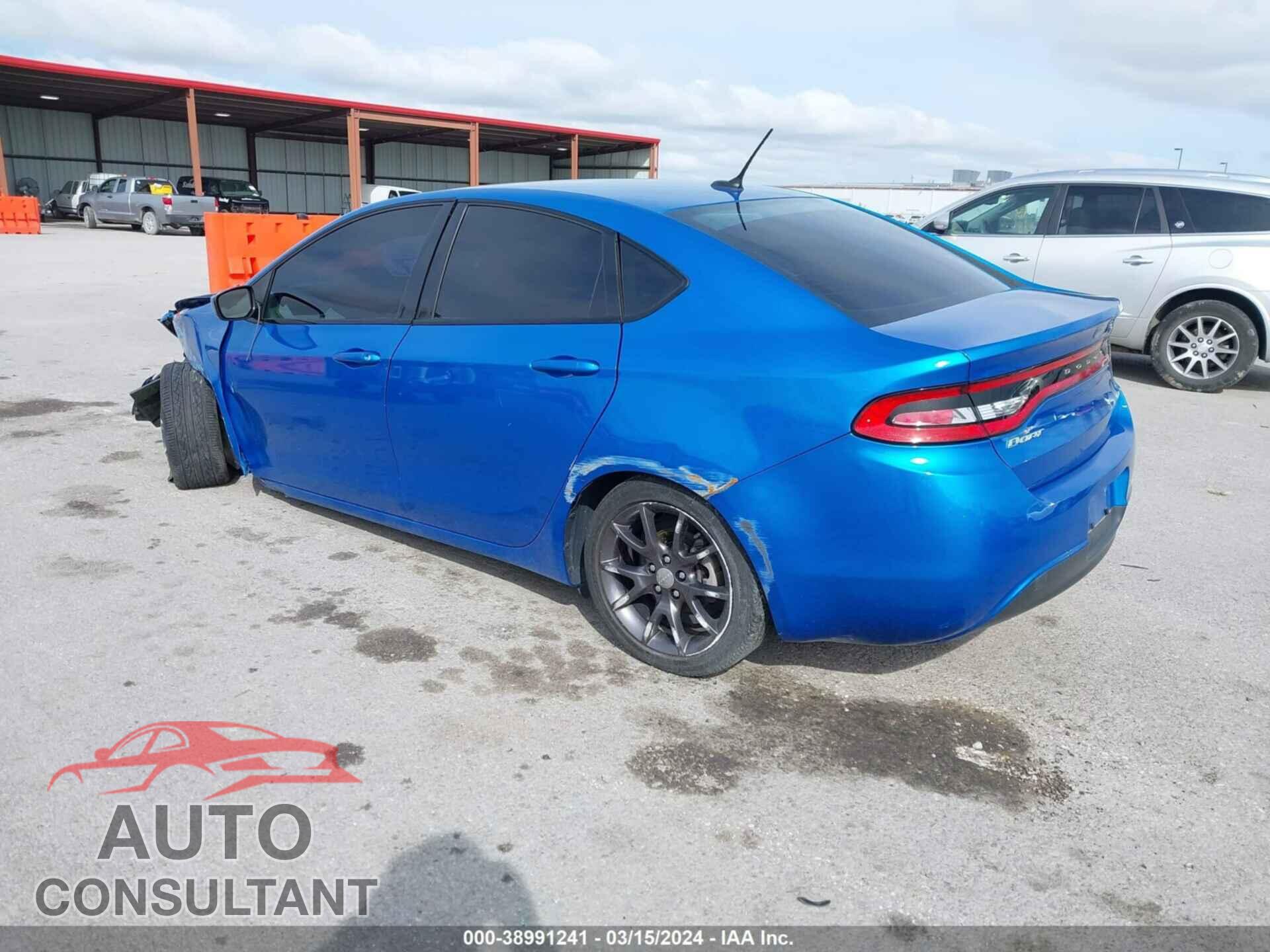 DODGE DART 2016 - 1C3CDFAA2GD516640