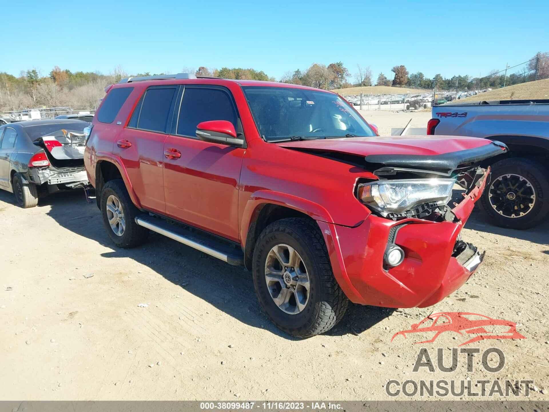 TOYOTA 4RUNNER 2016 - JTEBU5JR4G5397129