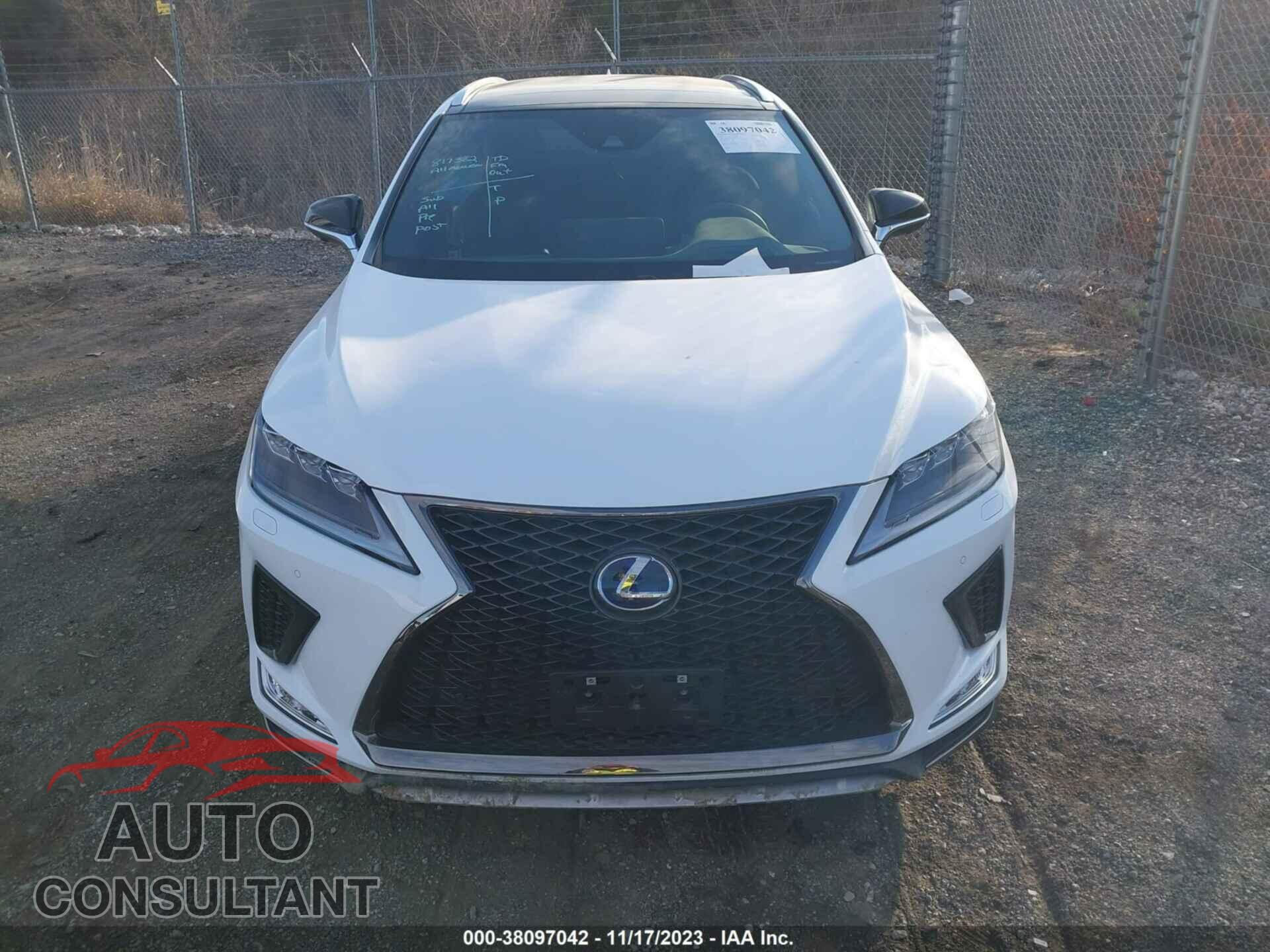 LEXUS RX 450H 2022 - 2T2YGMDA6NC092104