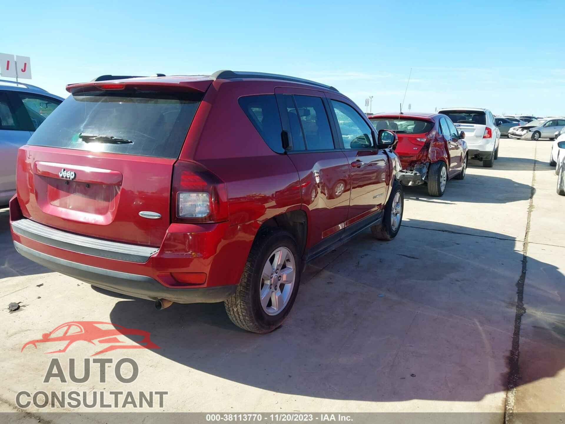 JEEP COMPASS 2017 - 1C4NJCEB6HD182435