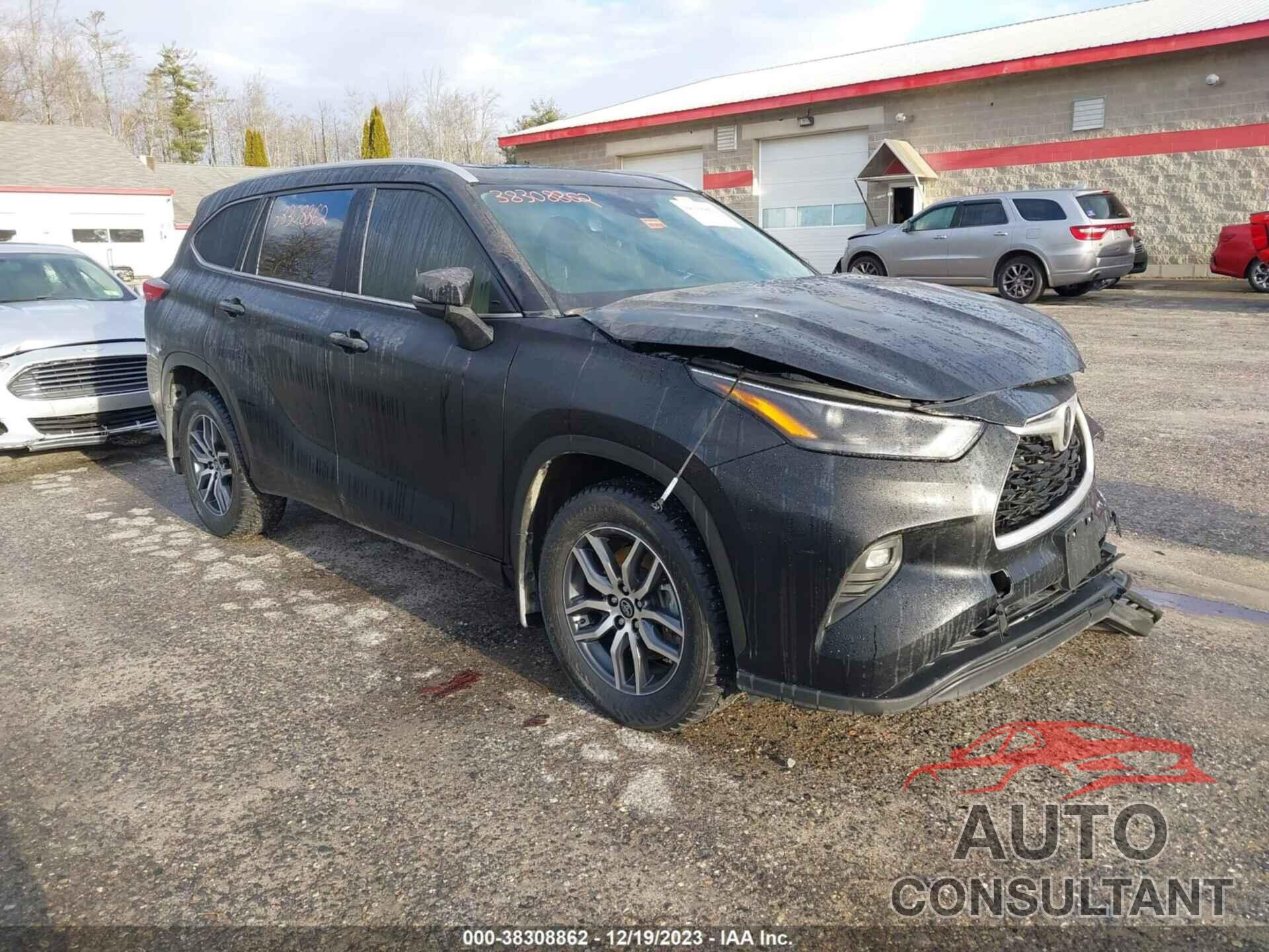 TOYOTA HIGHLANDER 2022 - 5TDGZRBH6NS212806