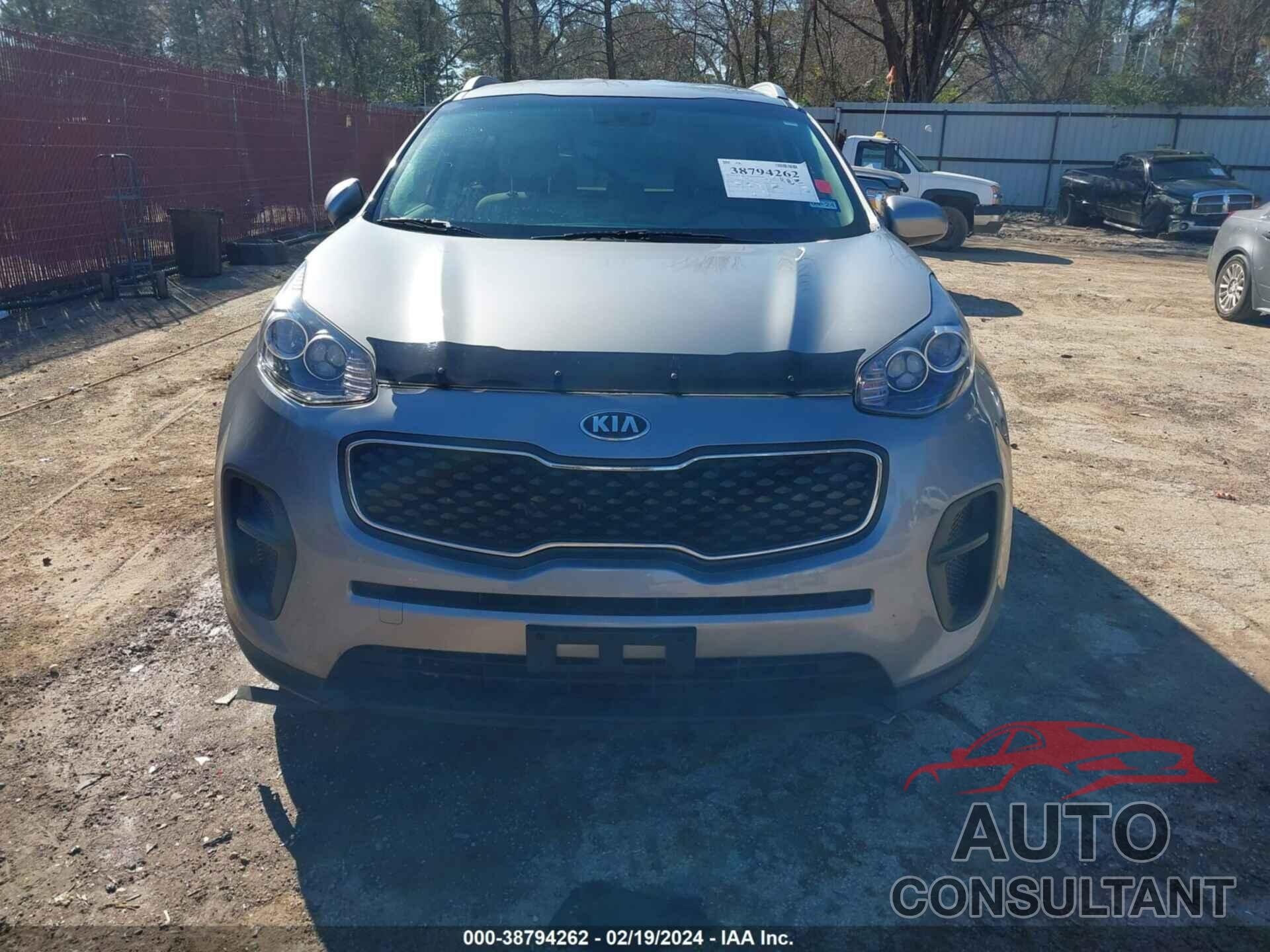 KIA SPORTAGE 2019 - KNDPM3AC2K7612272