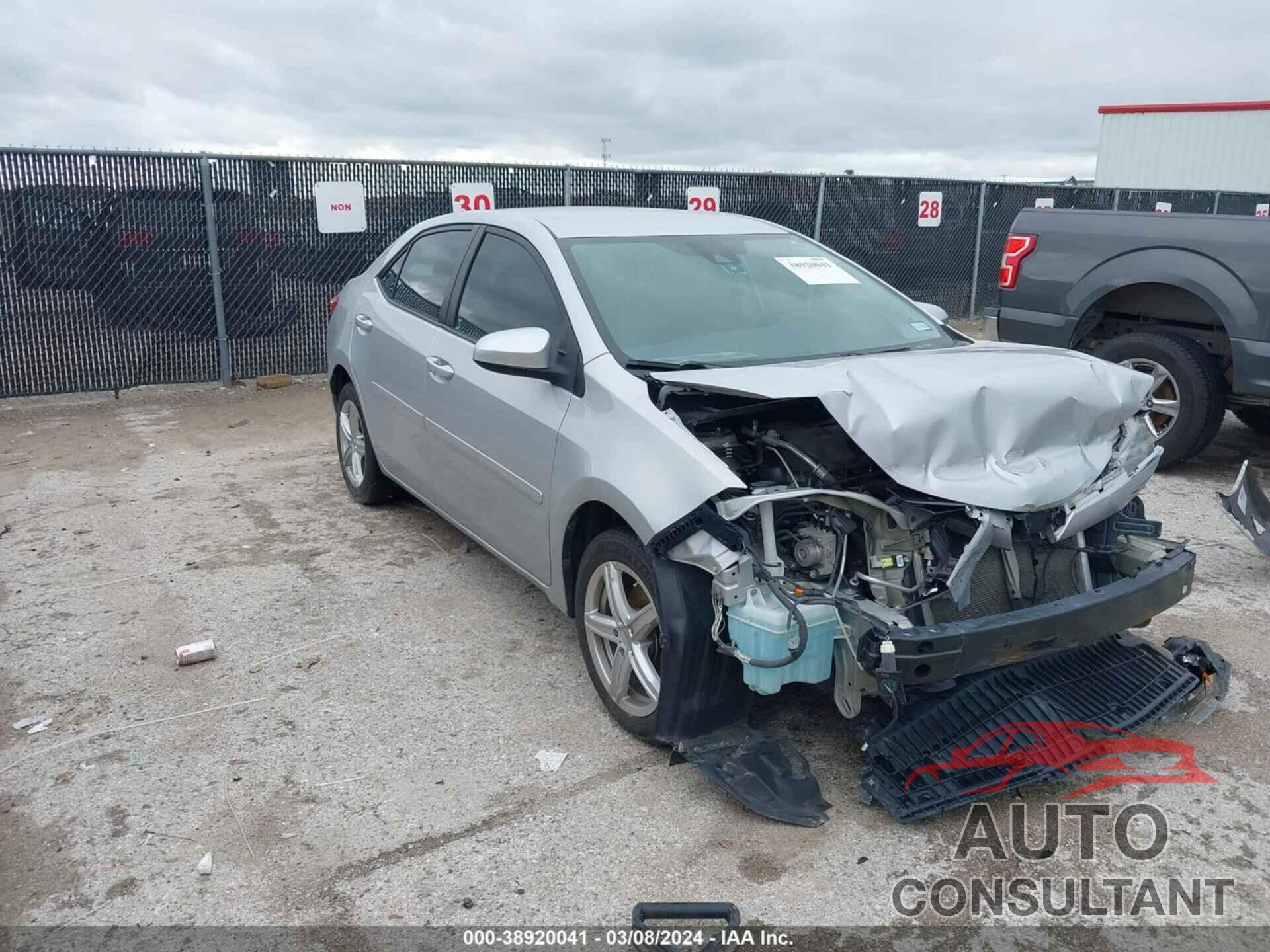 TOYOTA COROLLA 2017 - 5YFBURHE7HP574274
