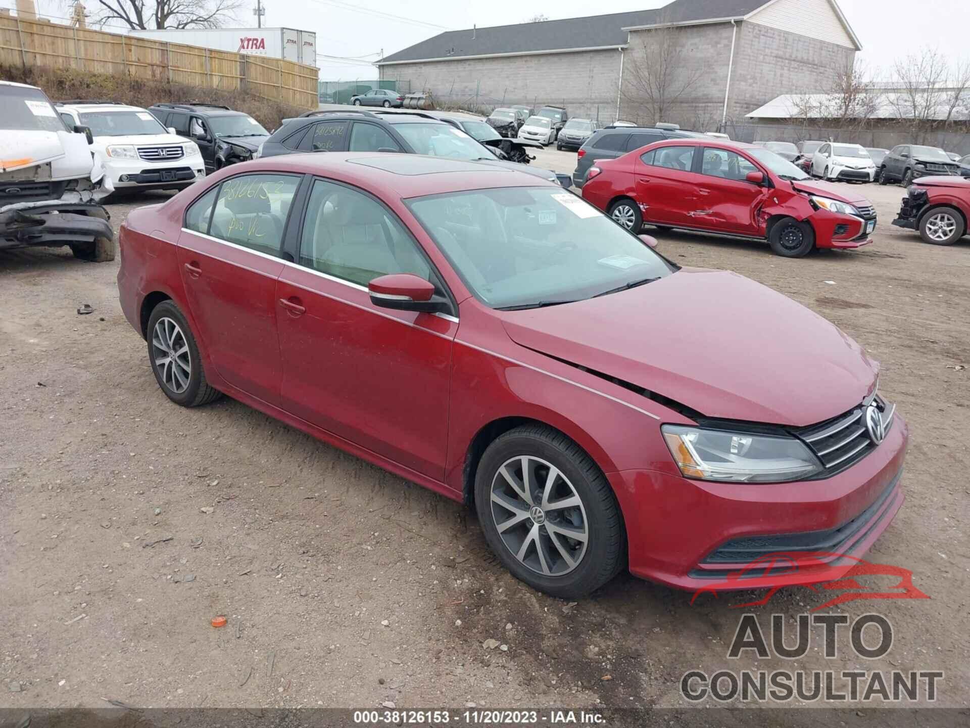 VOLKSWAGEN JETTA 2017 - 3VWDB7AJ9HM256221