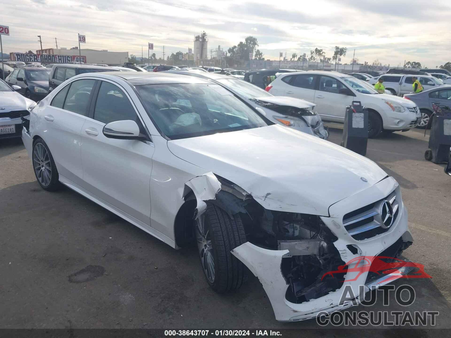 MERCEDES-BENZ C 300 2017 - 55SWF4JB9HU196547